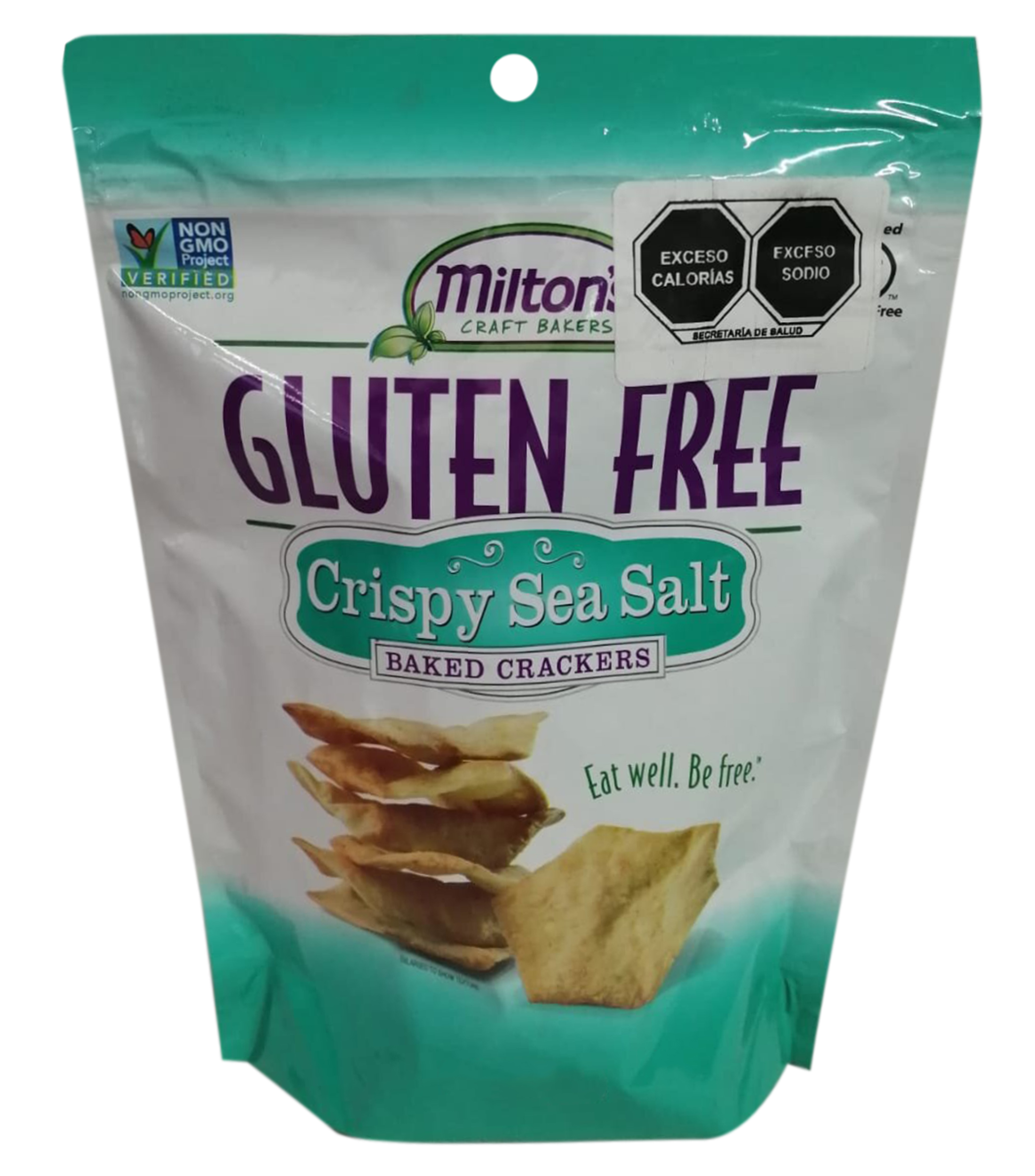 Milton's Crackers Crispy Sea Salt, 190 g El Palacio de Hierro