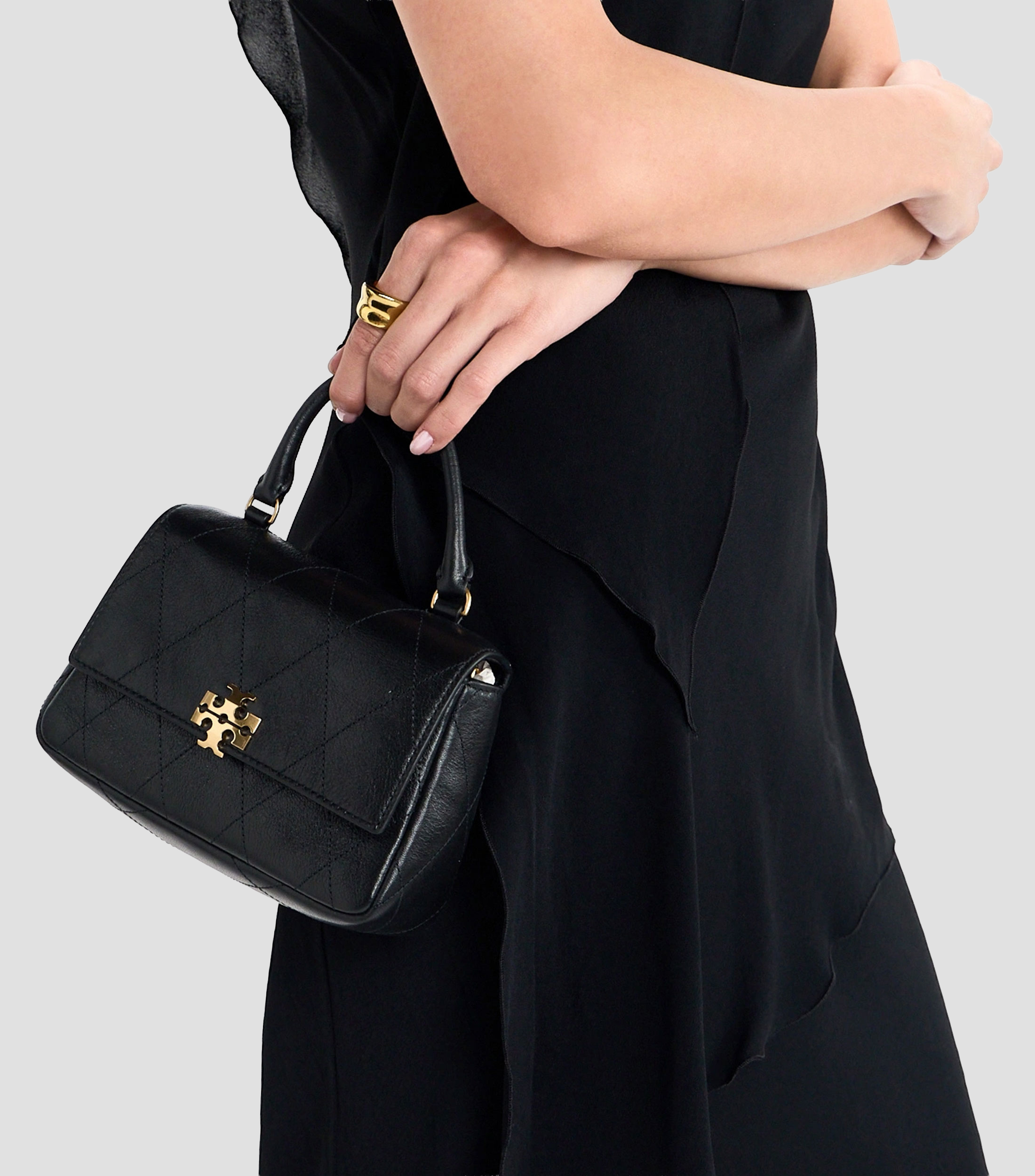 Bolsa en piel Crossbody Sólido