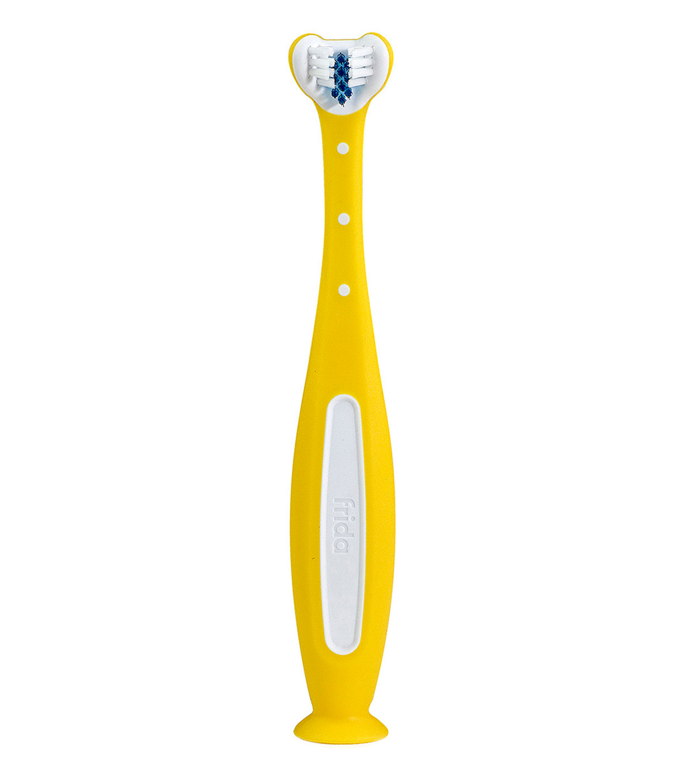 Cepillo de dientes Triple ángulo amarillo Bebé