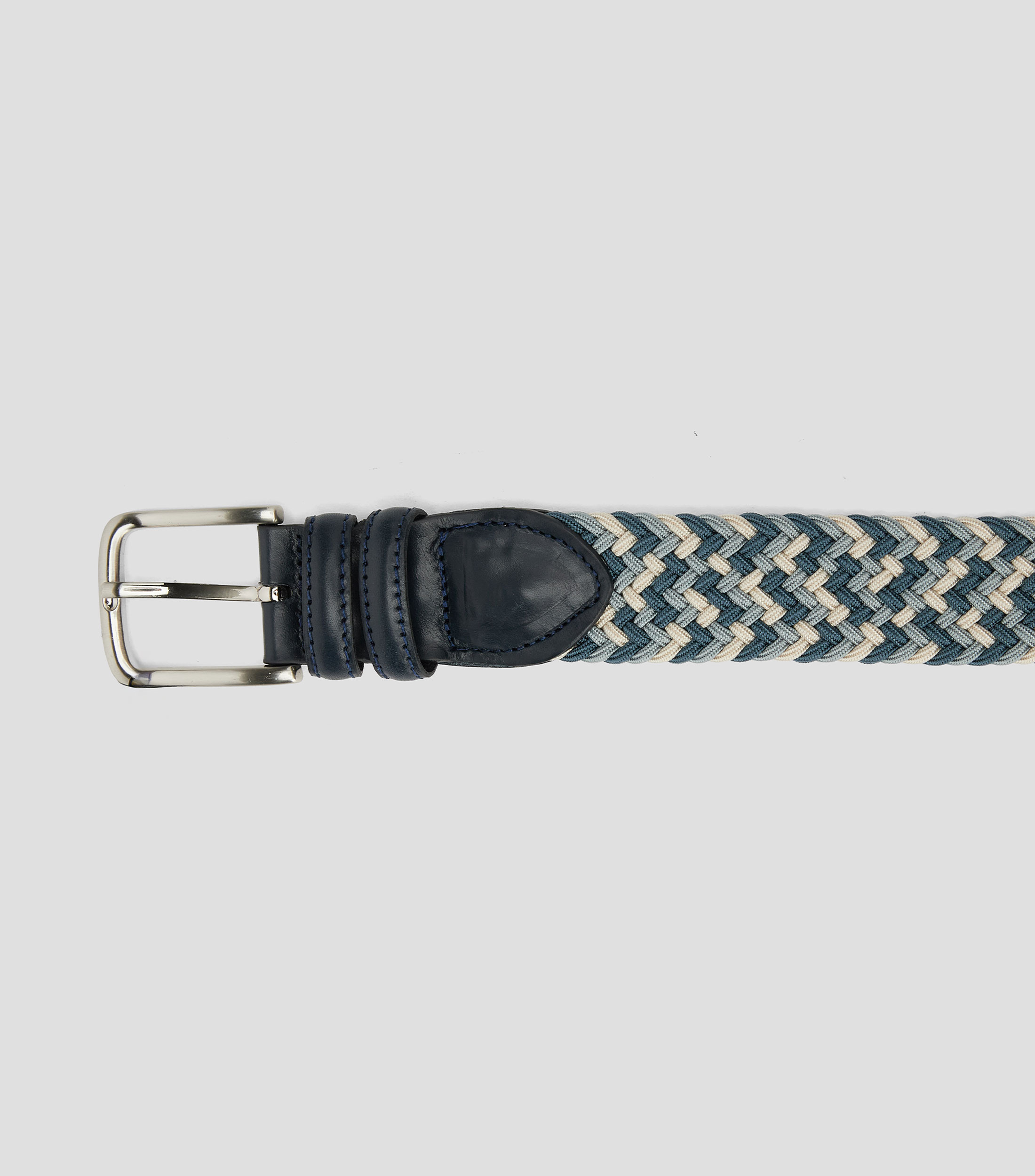 Cinturón en textil casual trenzado Hombre