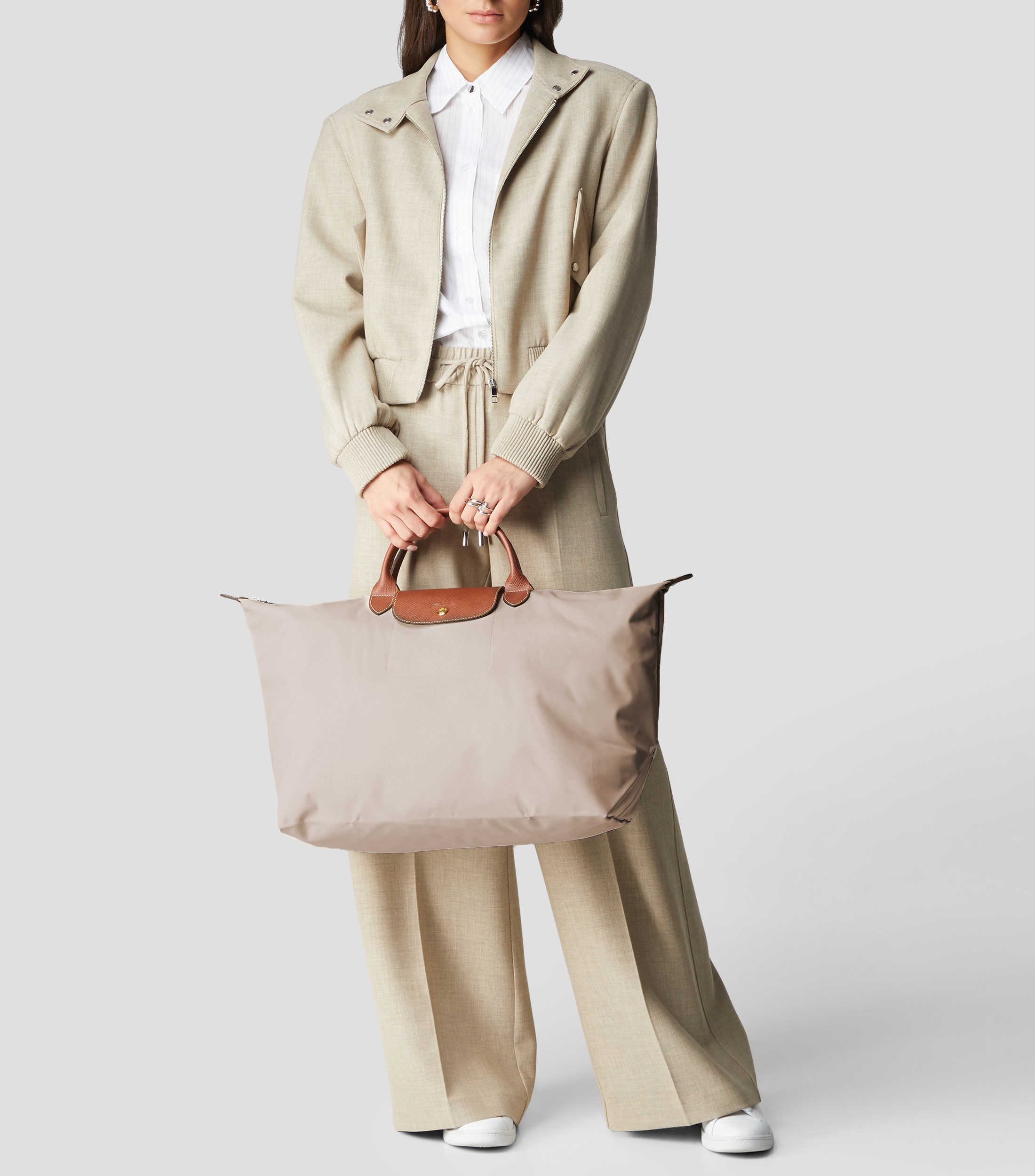 Bolsa tote Le Pliage Original hueso Mujer