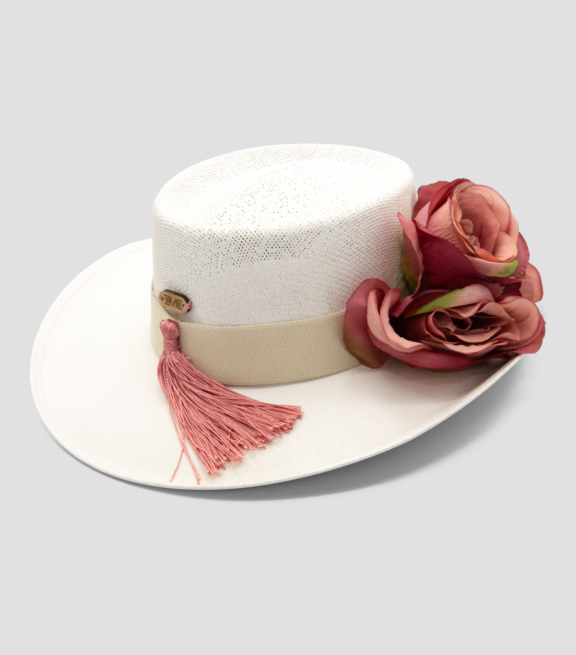 Sombrero Panamá con Flores Mujer
