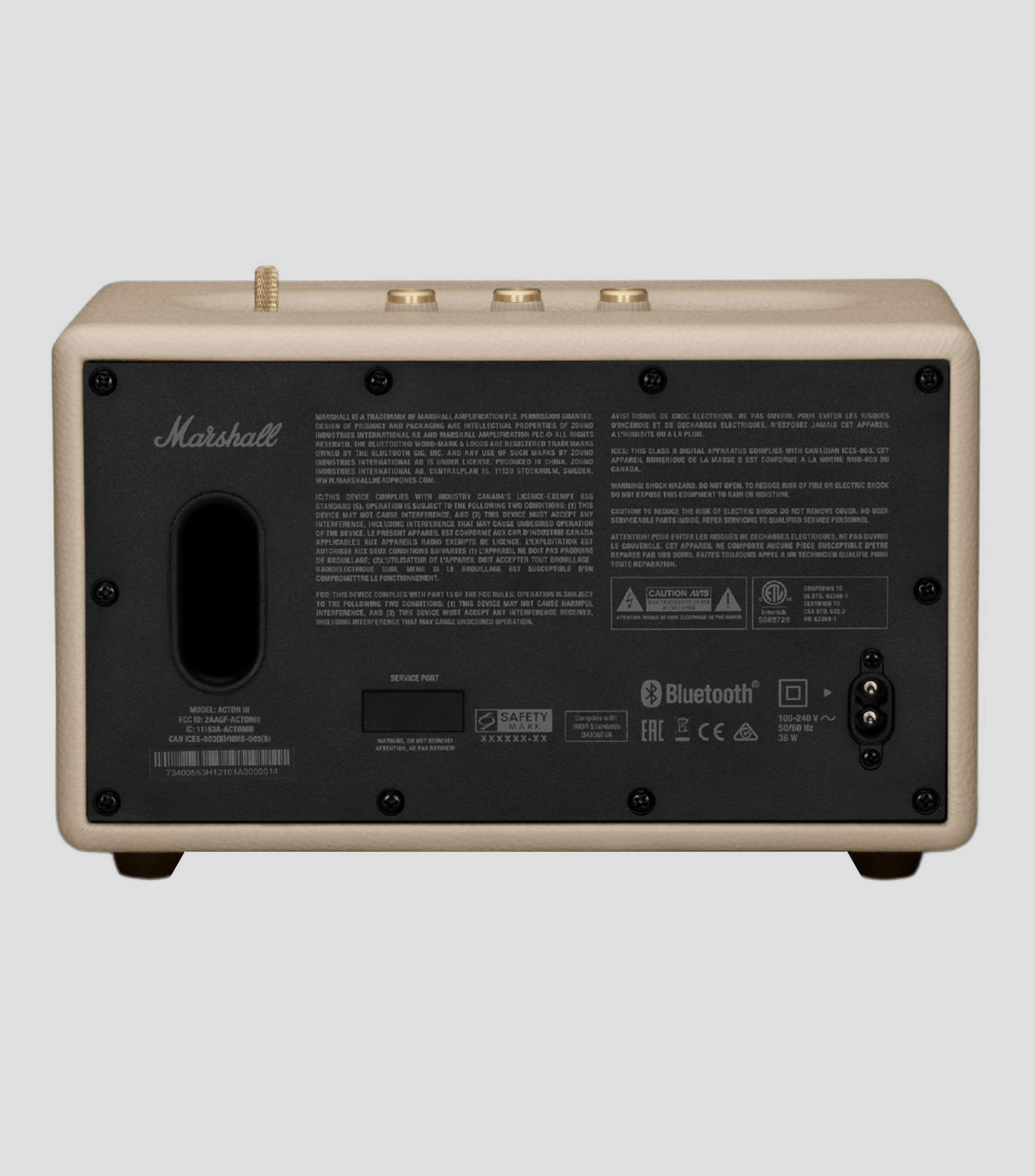 Bocina Inalámbrica Bluetooth Acton III crema
