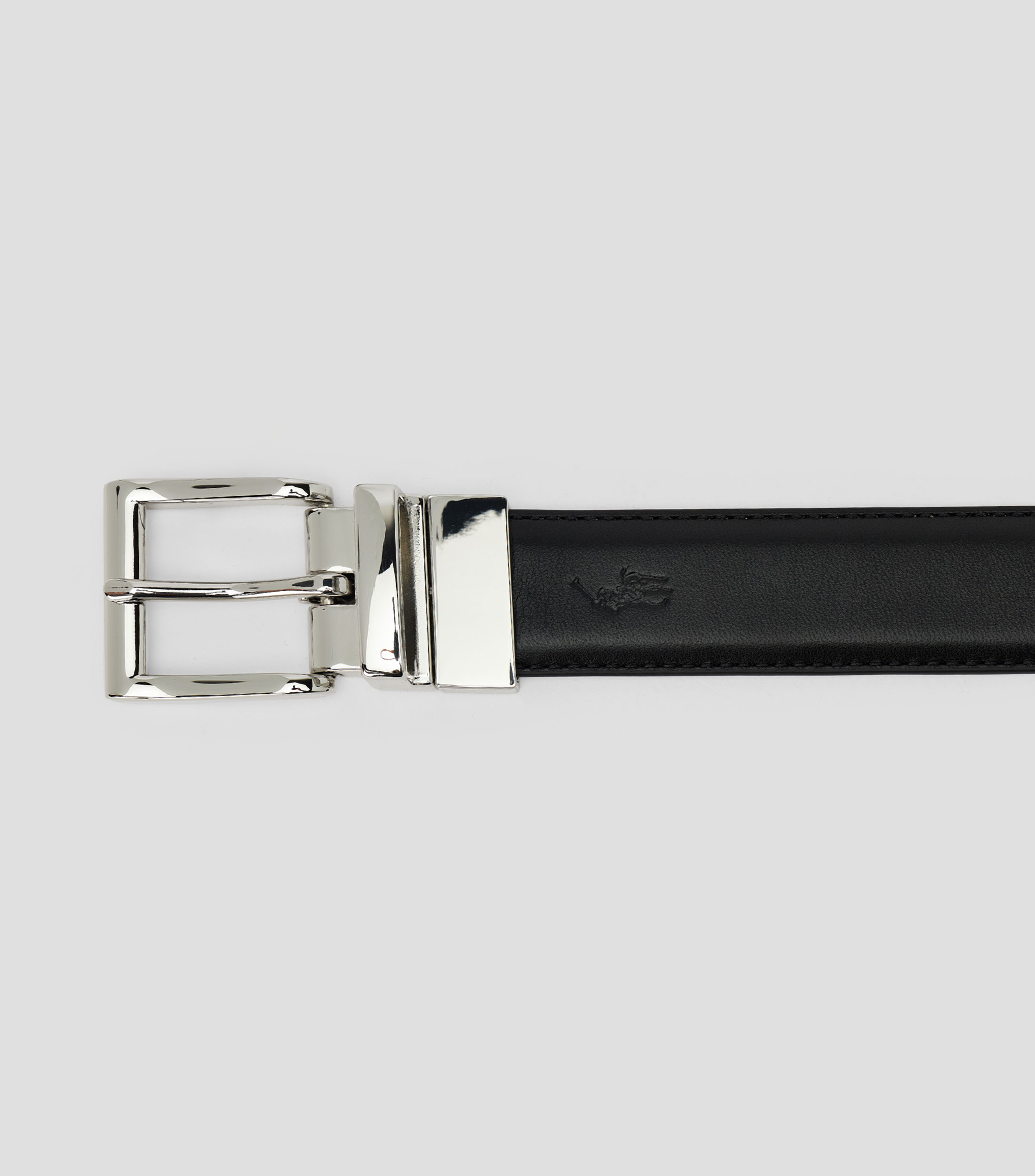 Cinturón reversible en piel formal Hombre