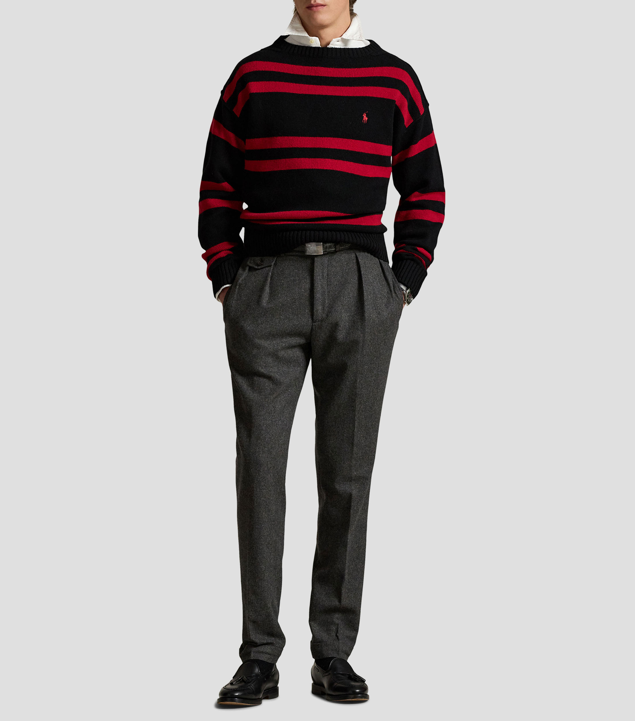 Suéter cuello redondo Hombre