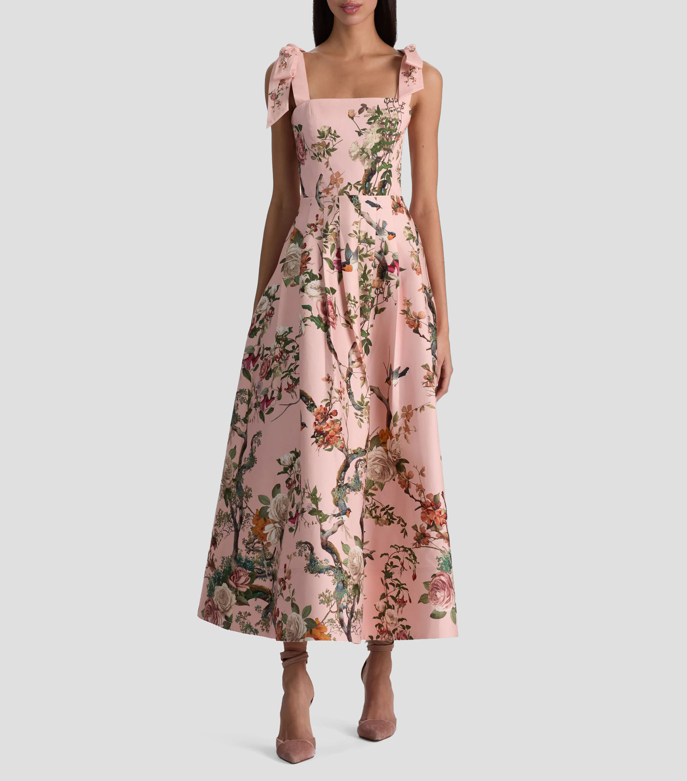 Vestido largo estampado Hana Mujer