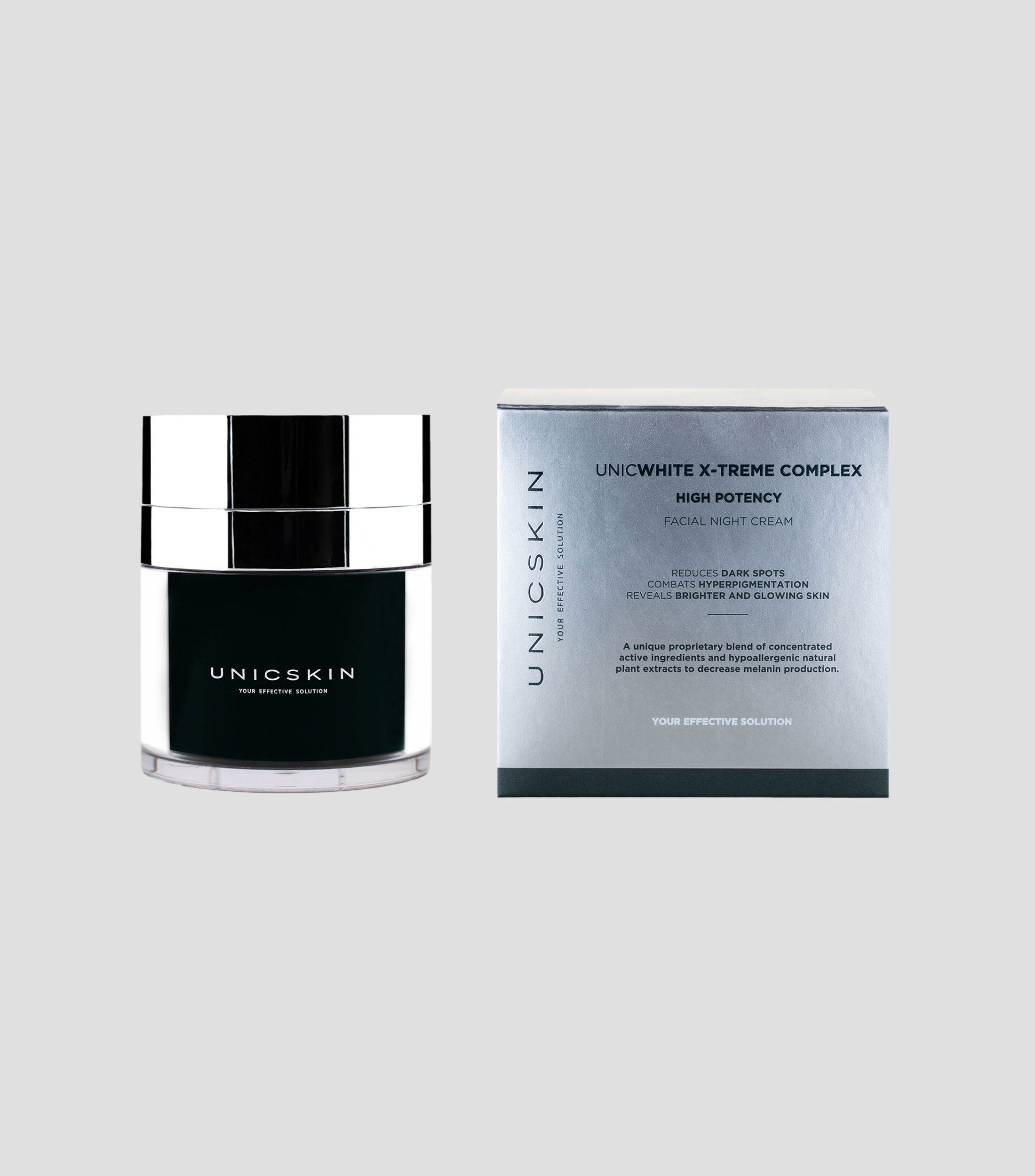 UNICWHITE X-TREME COMPLEX Crema nocturna facial despigmentante, 50 ml