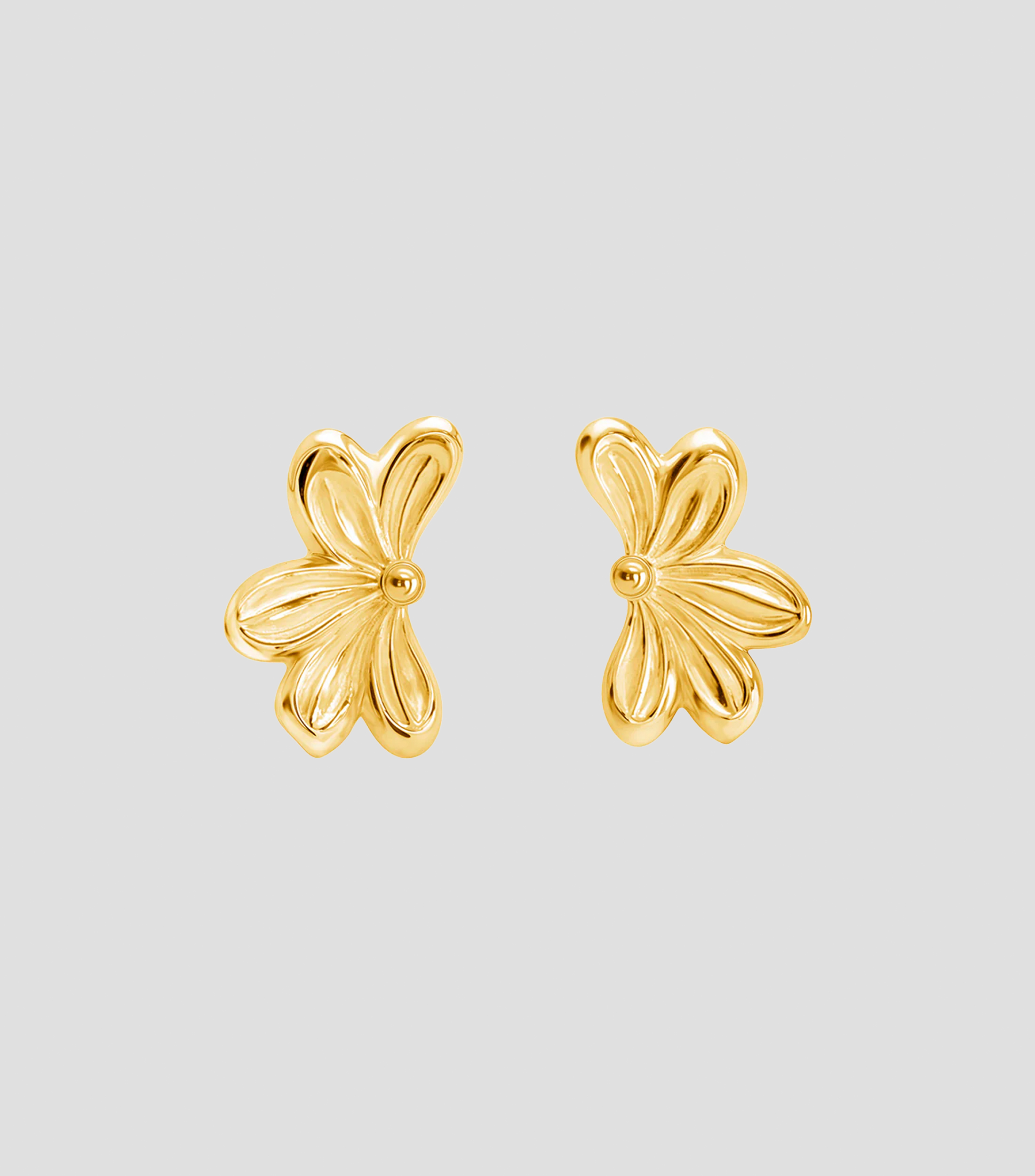 Broqueles en plata .925 de Media Flor Mujer