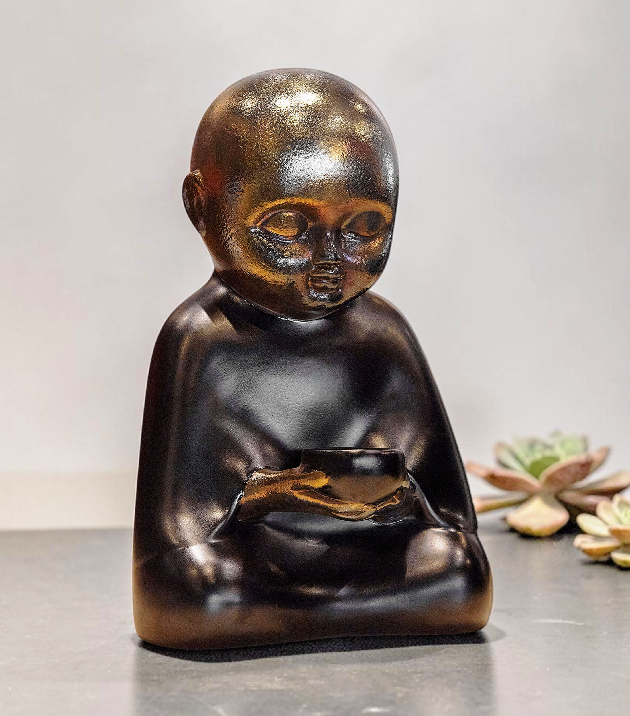 Figura decorativa Baby Buda Raku