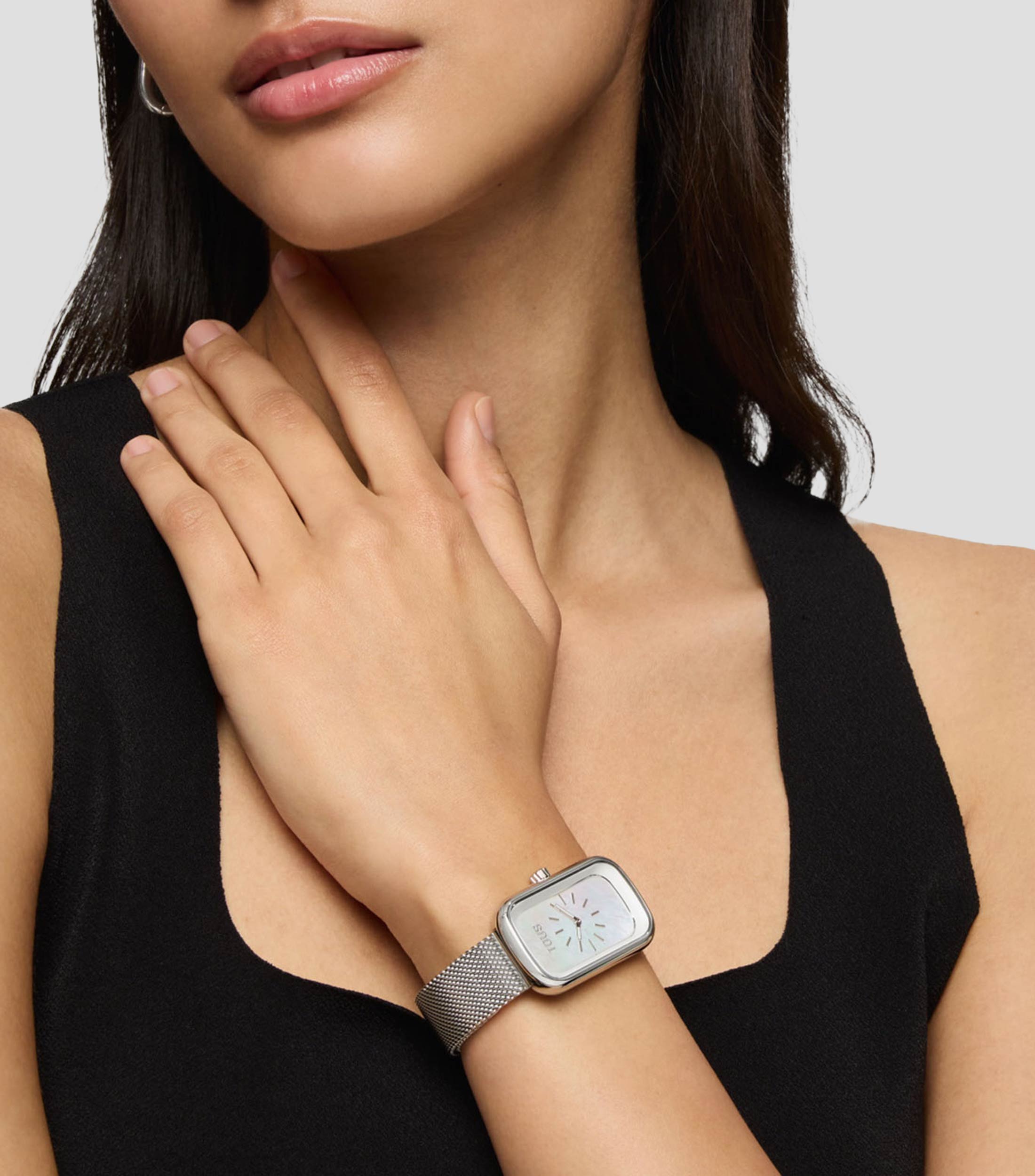 Reloj Unisex T-Band Club Casual, Plateado