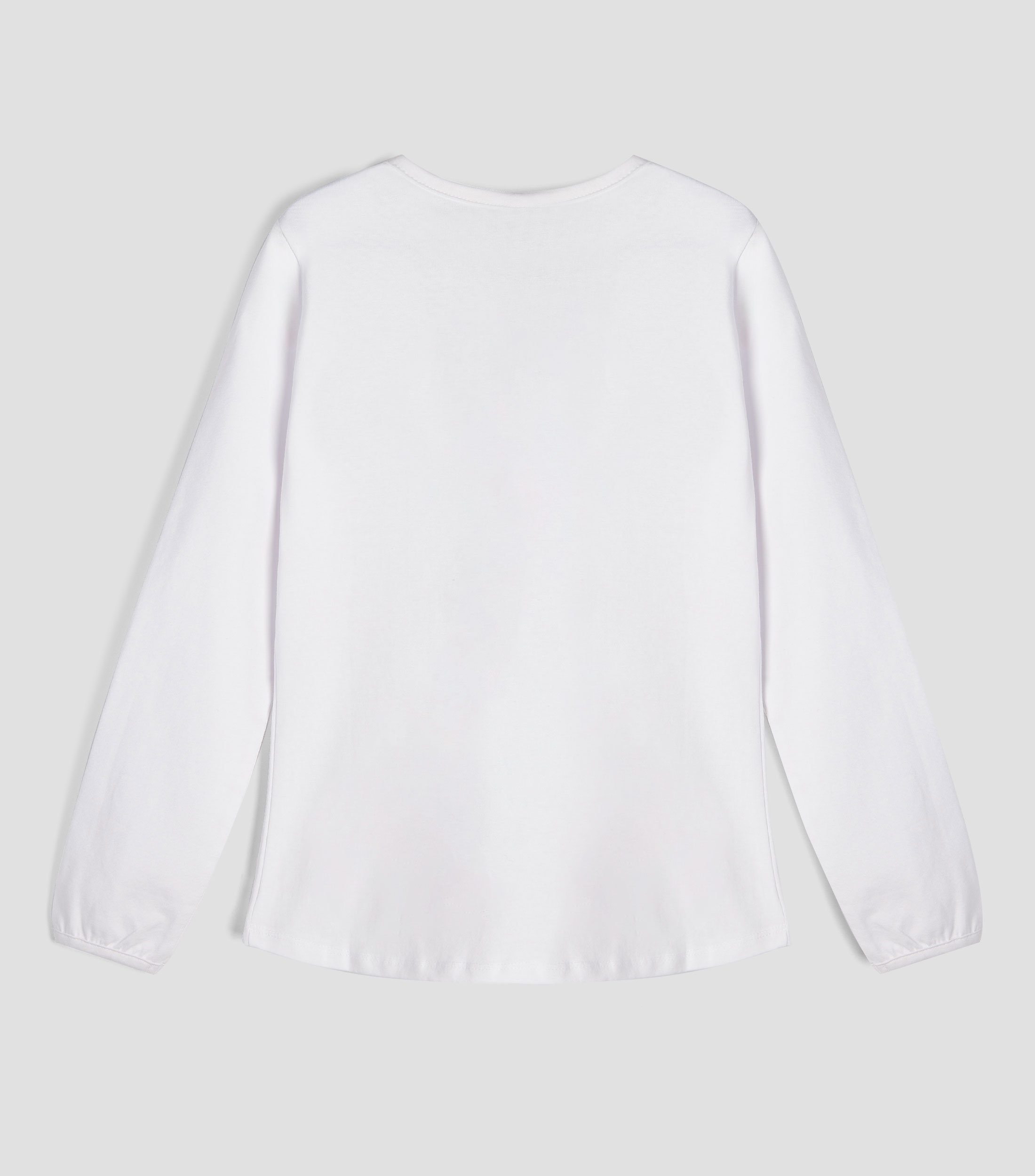 Playera Cuello Redondo Manga Larga Niña