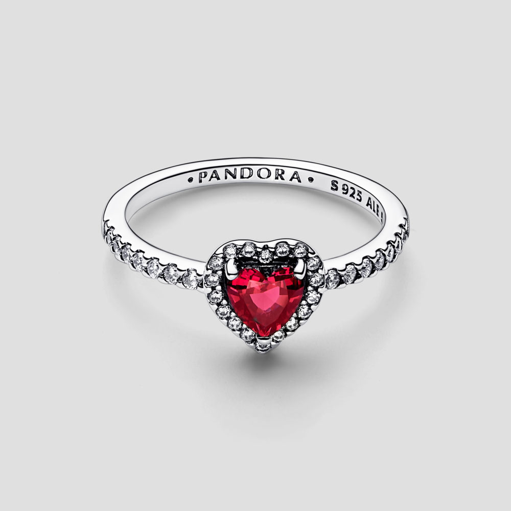 Anillo Corazón con Incrustación Mujer