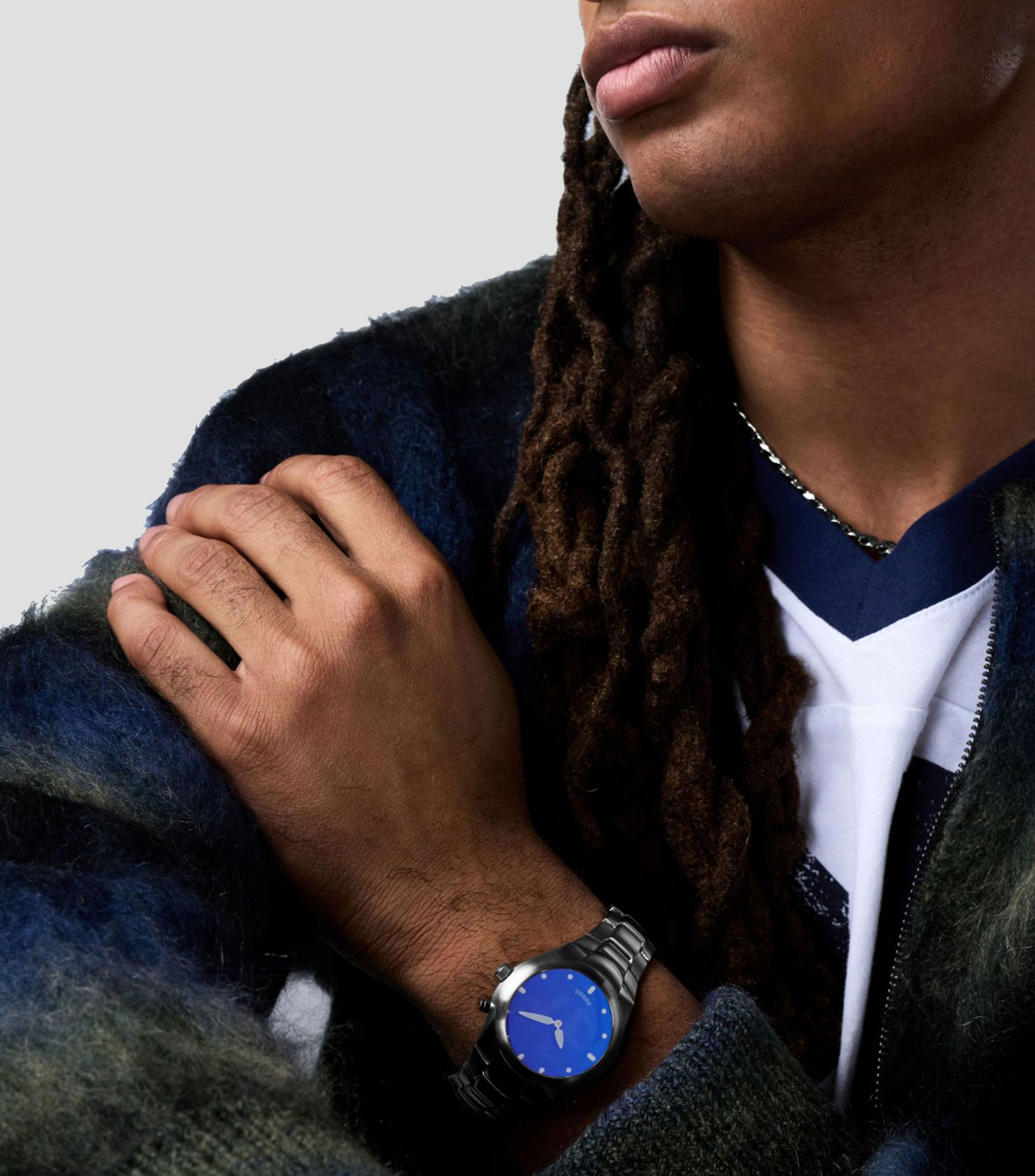 Reloj para Hombre Big Tic Edición Especial Morado, Plateado