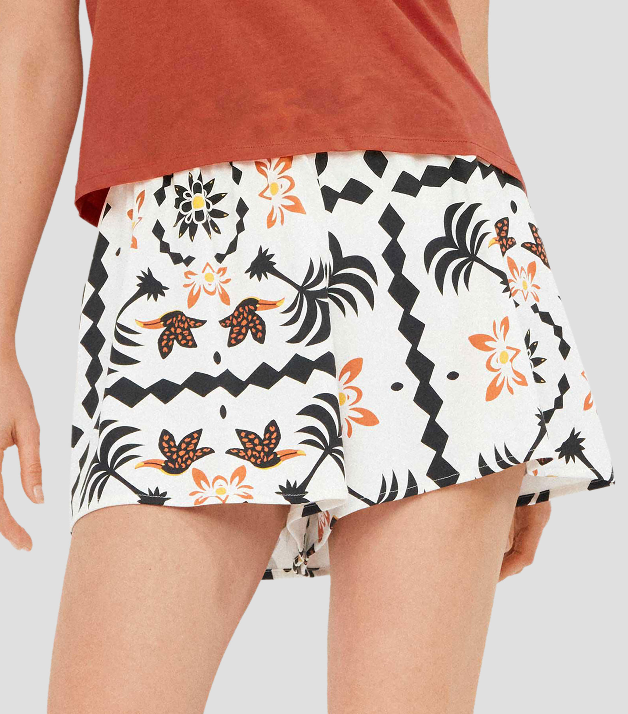 Short pijama estampado Mujer