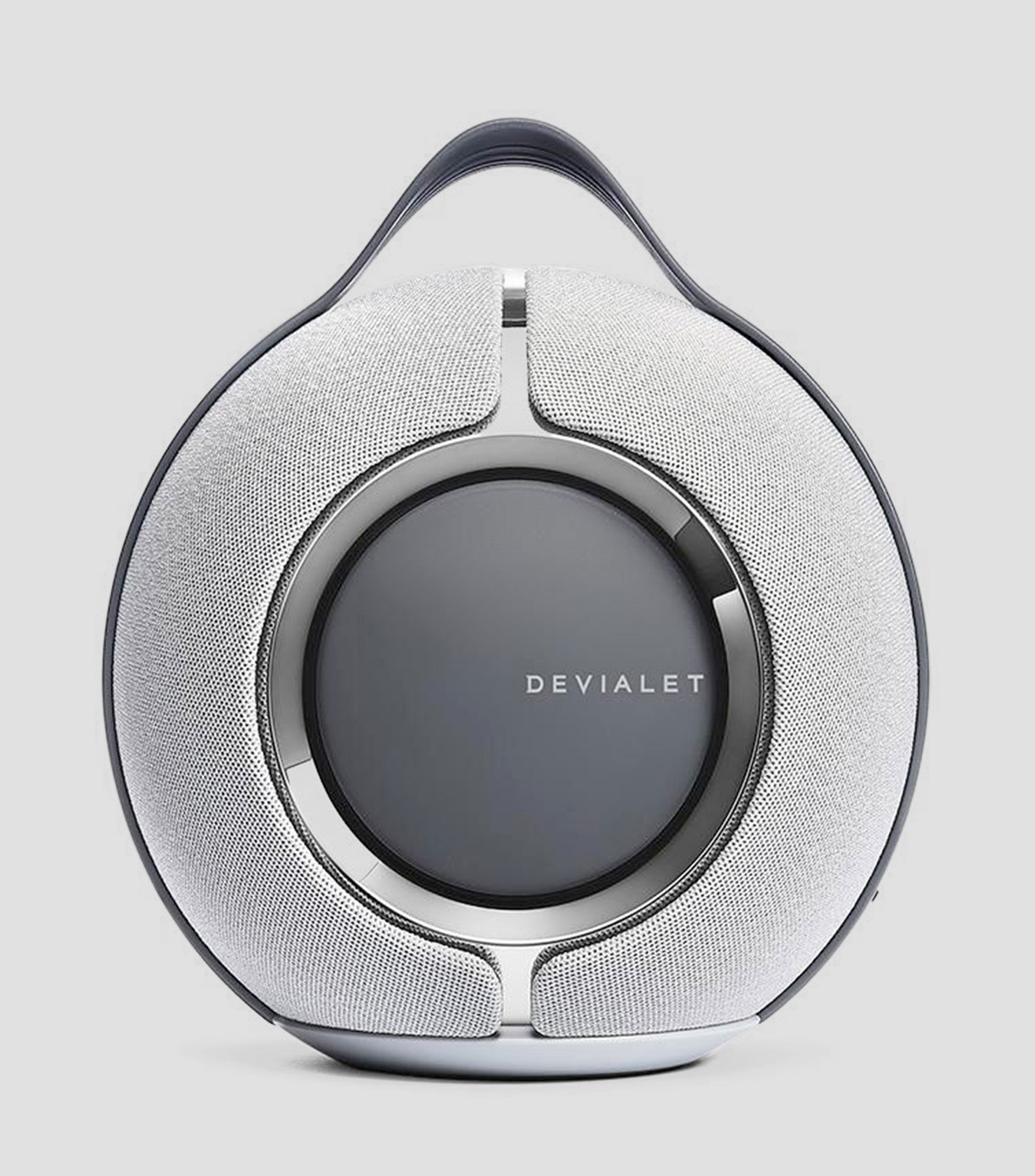 Bocina portátil Inalámbrica Bluetooth Mania gris claro