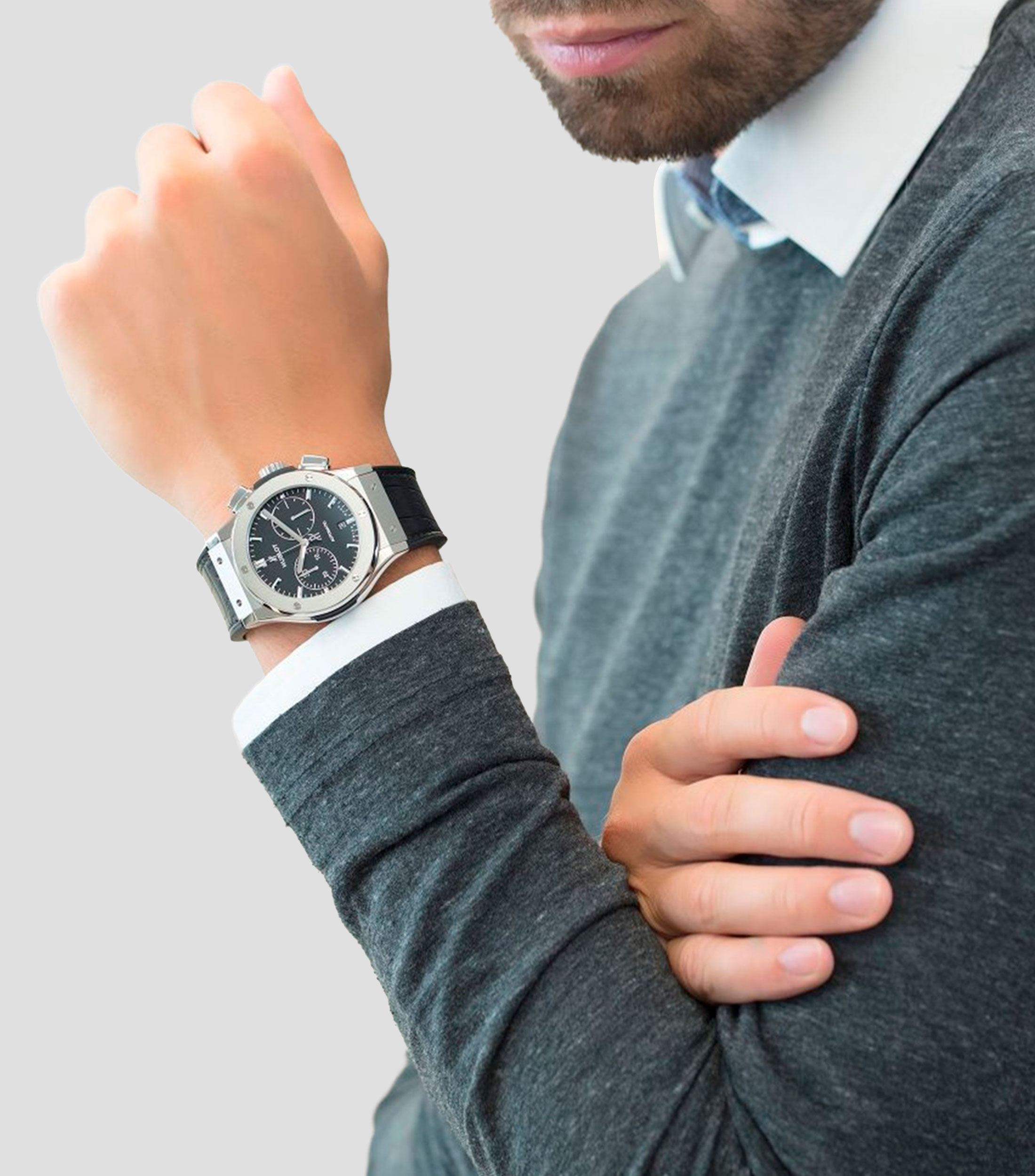 Reloj para hombre Classic Fusion De vestir Negro