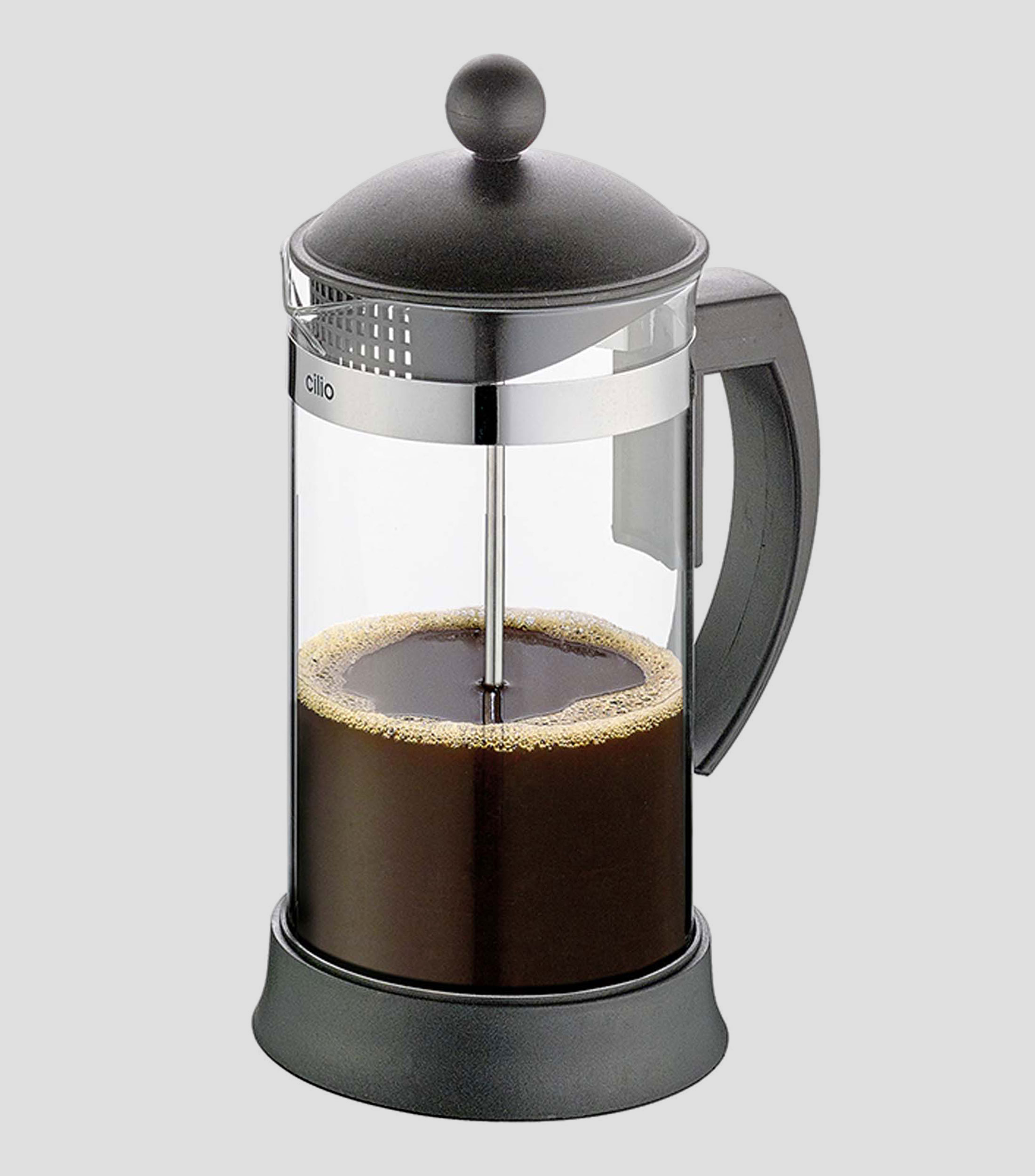 Prensa Para Cafe Plastico Vidrio 1L