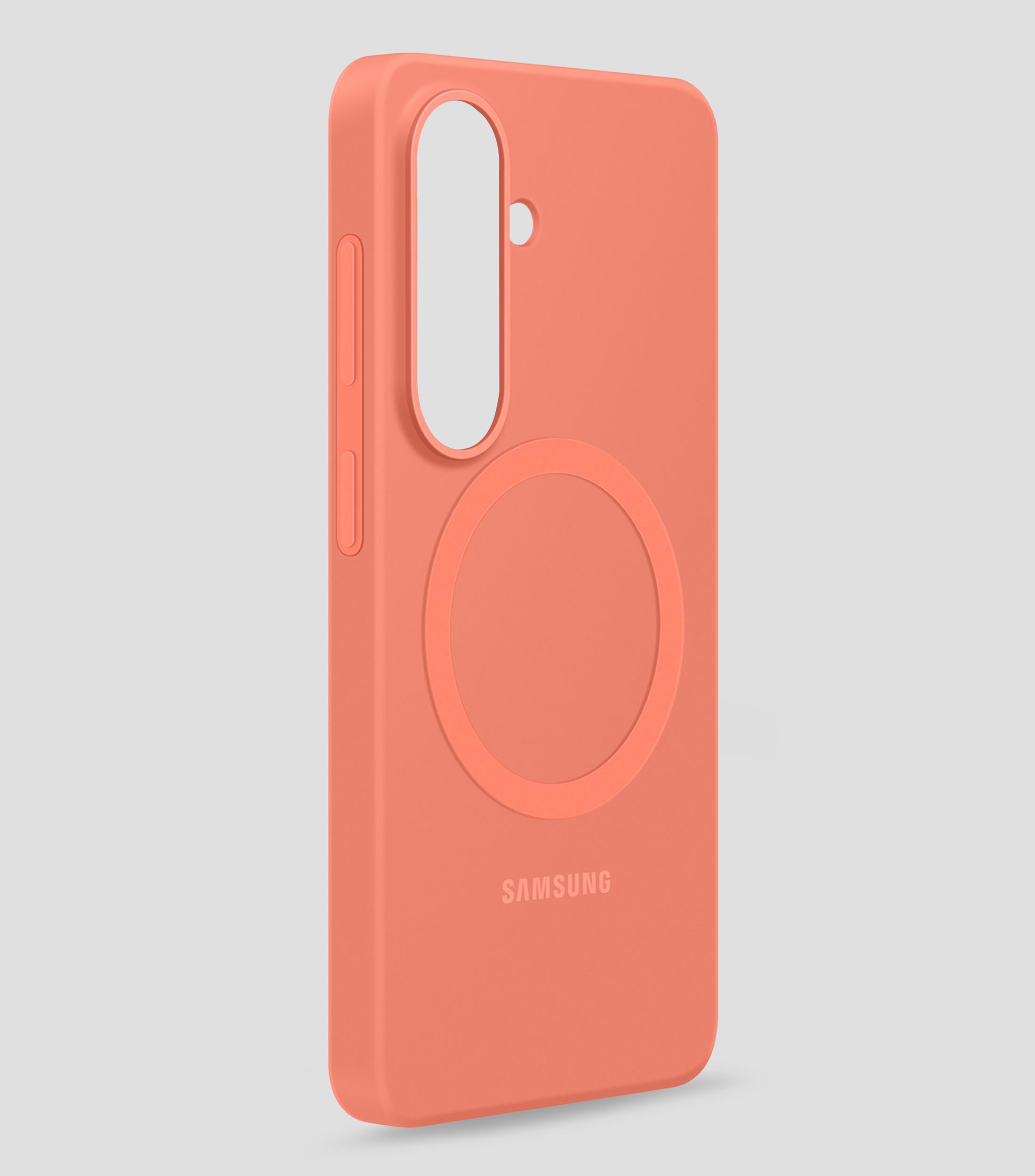 Funda Magnética Galaxy S26 rojo coral lisa