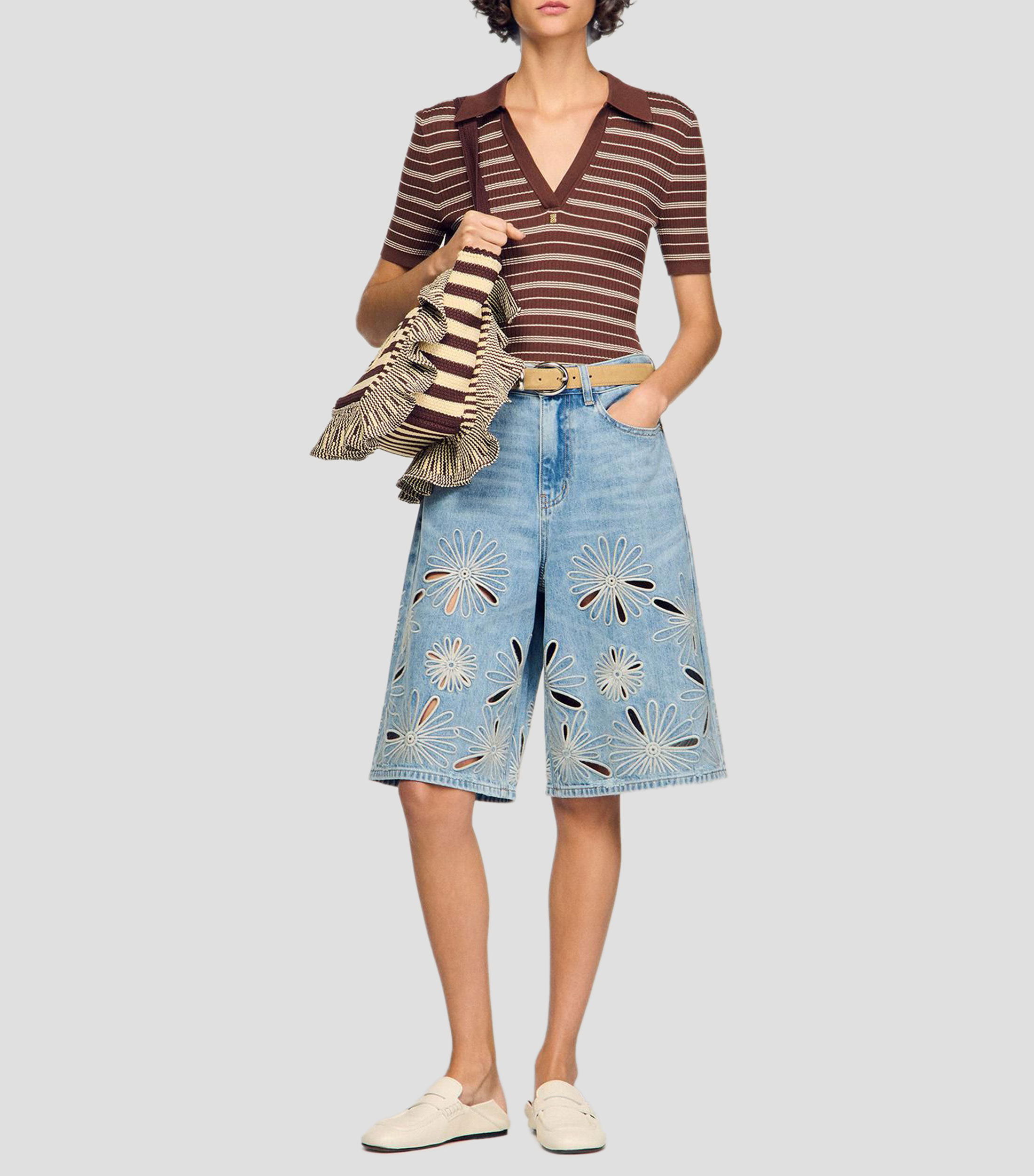 Short liso Mujer