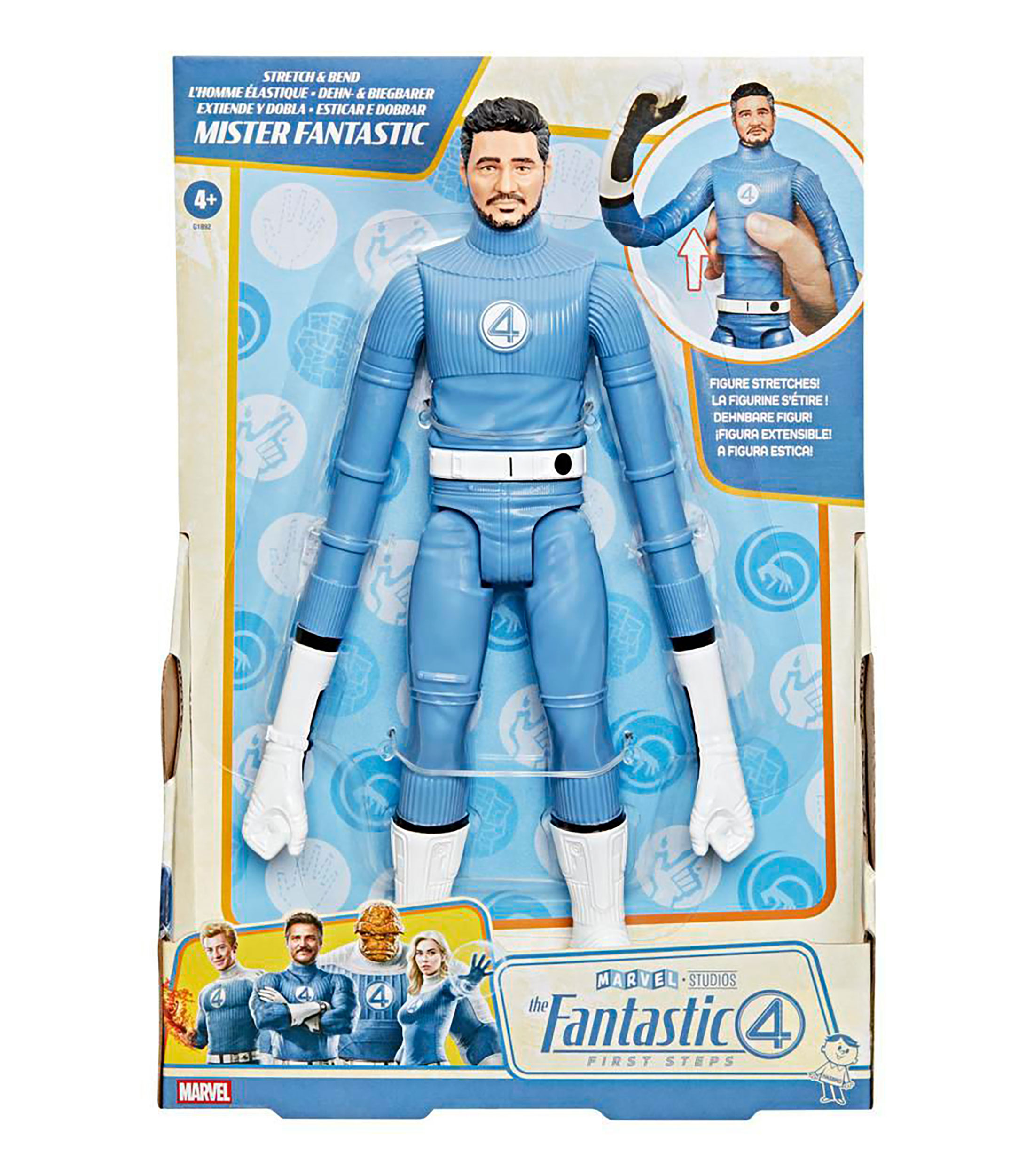 Figura de Acción Mister Fantastic - Los Cuatro Fantásticos