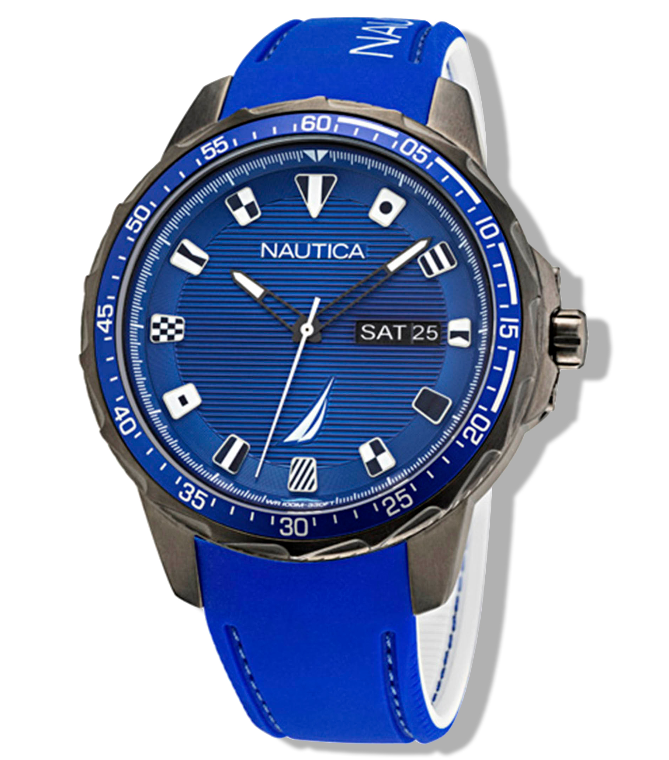 Montre Homme Nautica Coba Lake NAPCLF007 - Boîtier Acier 48 Mm, Quartz, étanche 50m