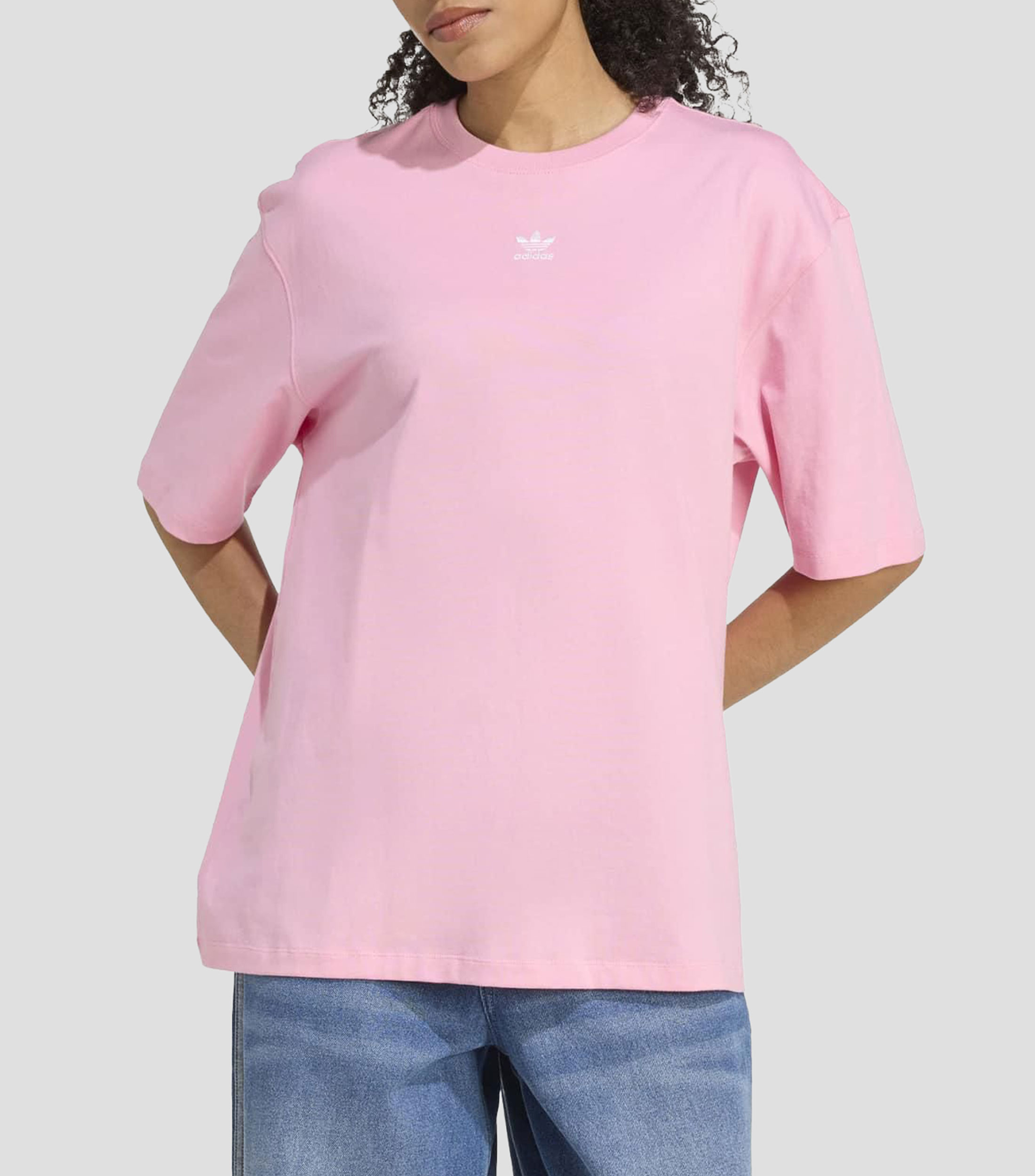 Playera cuello redondo manga corta lisa Mujer