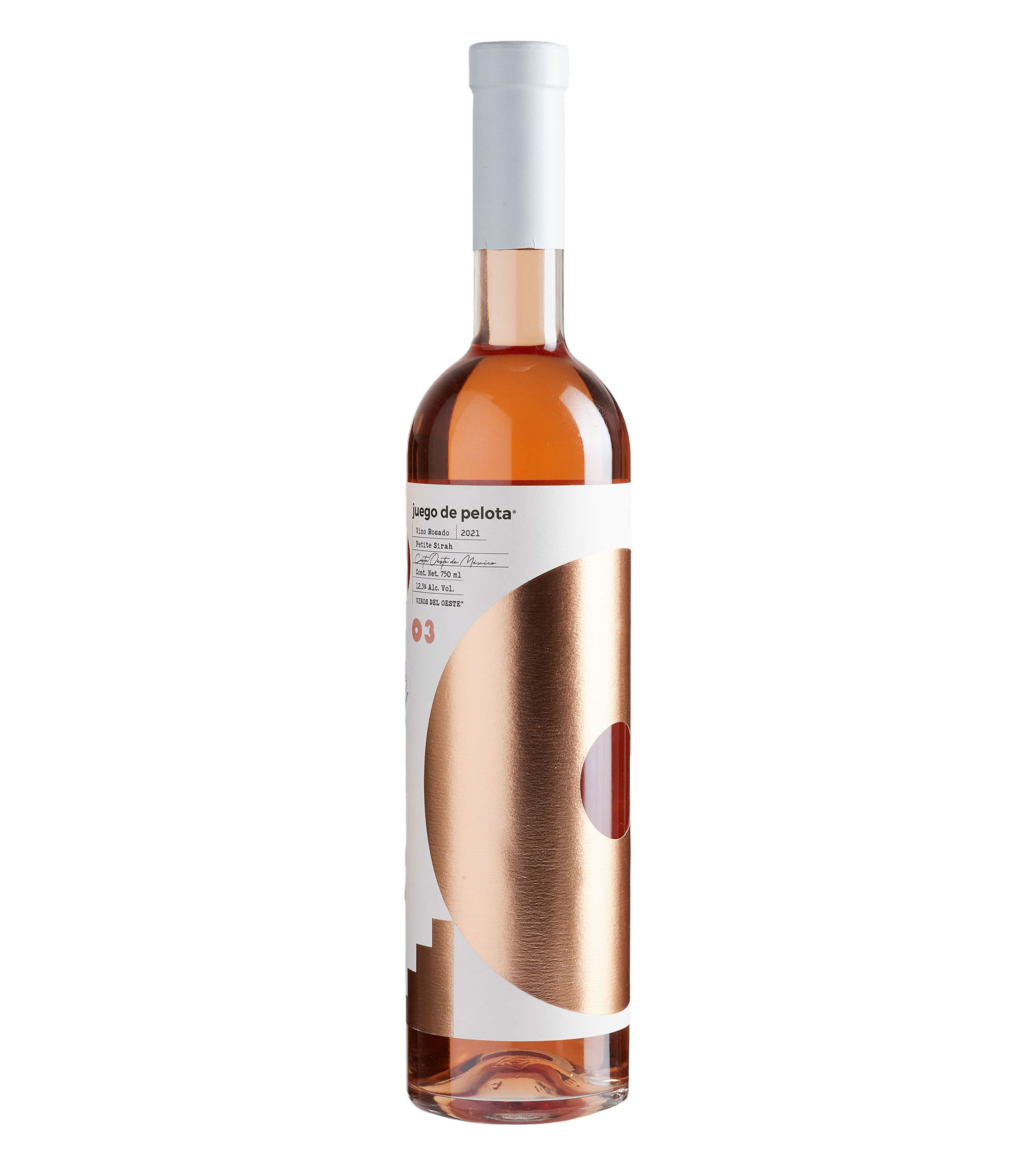 Vino rosado Syrah Juego de pelota, México, 750 ml