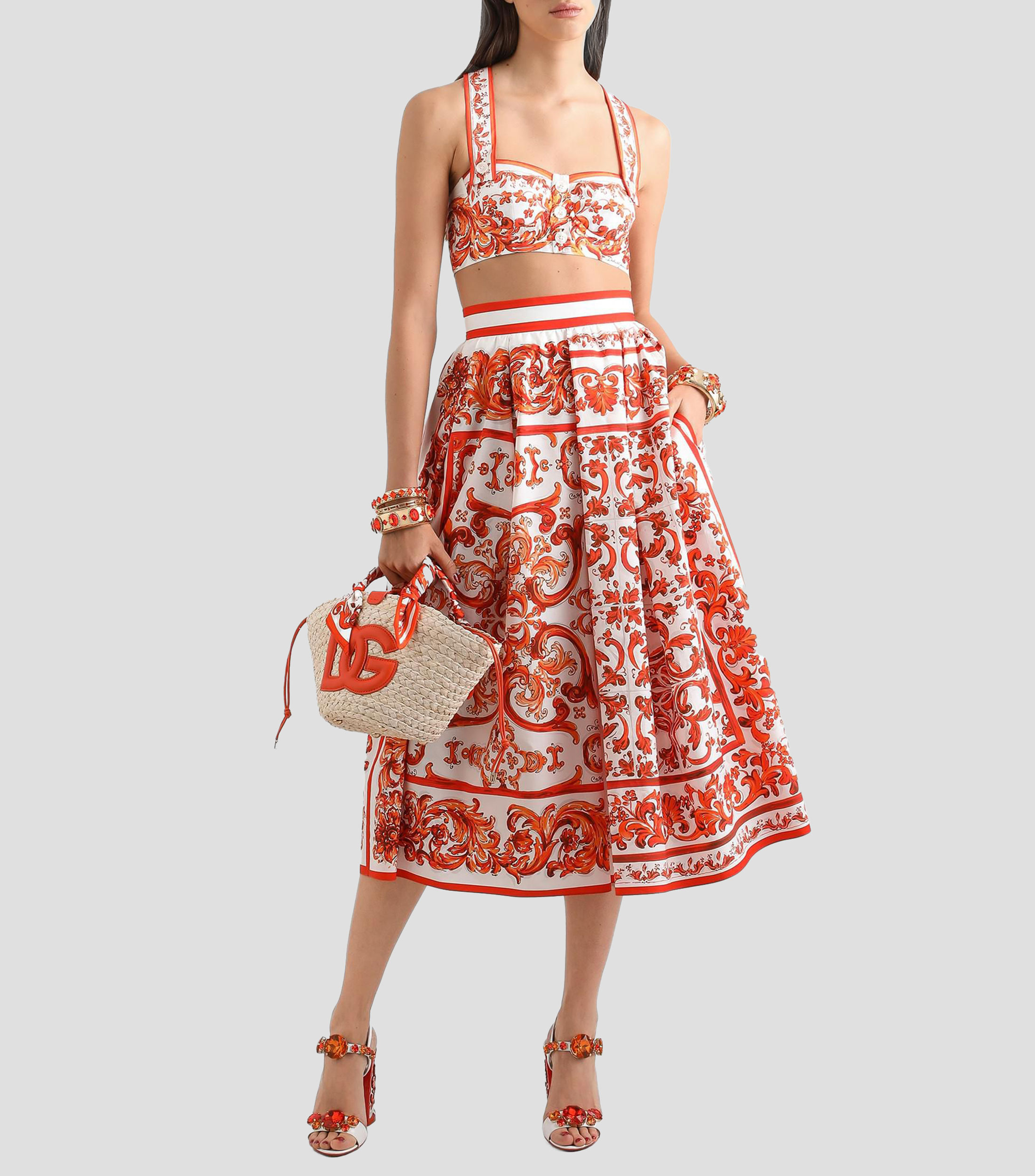 Top estampado Mujer