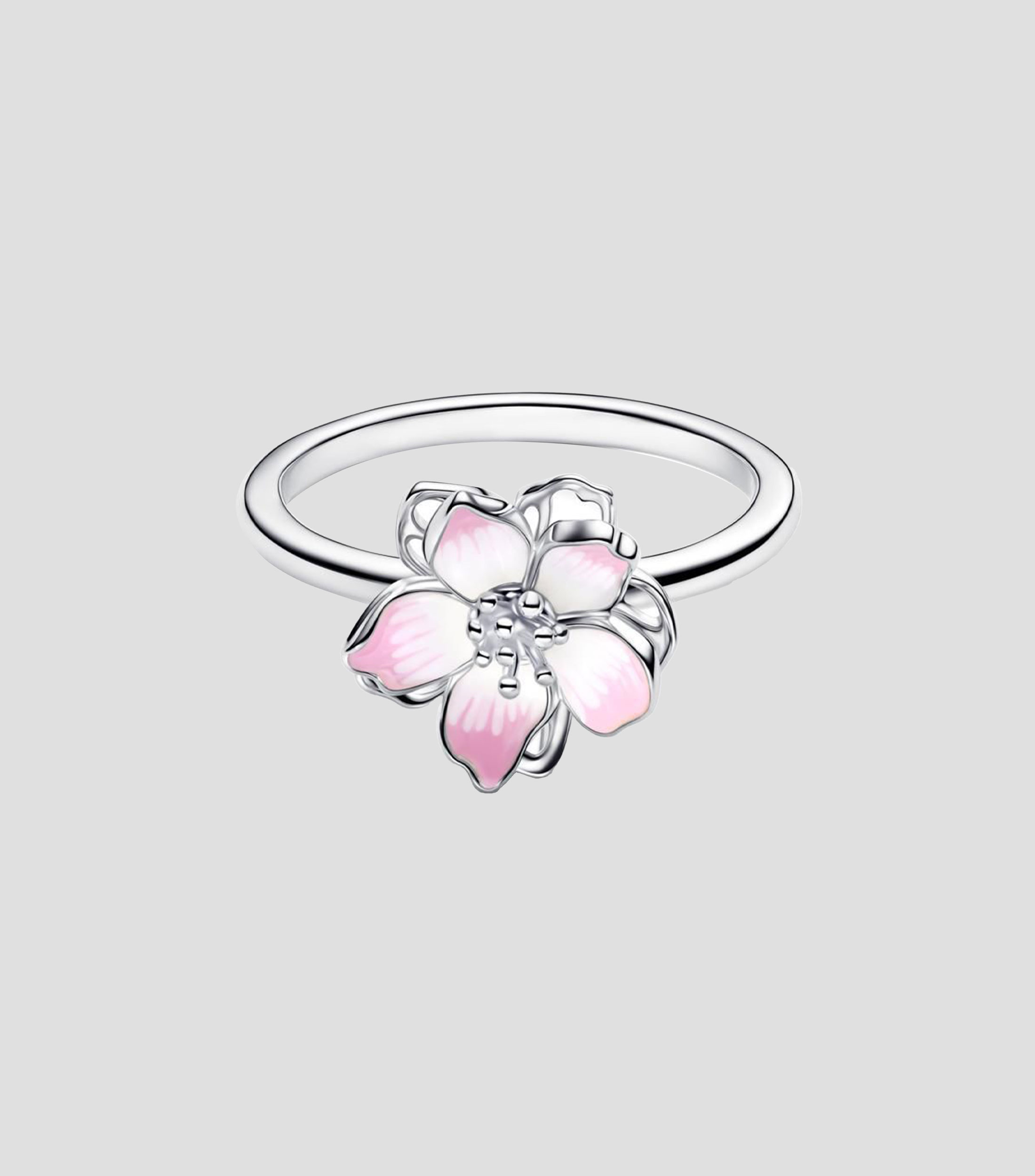 Anillo en plata esterlina Flor de Cerezo Mujer