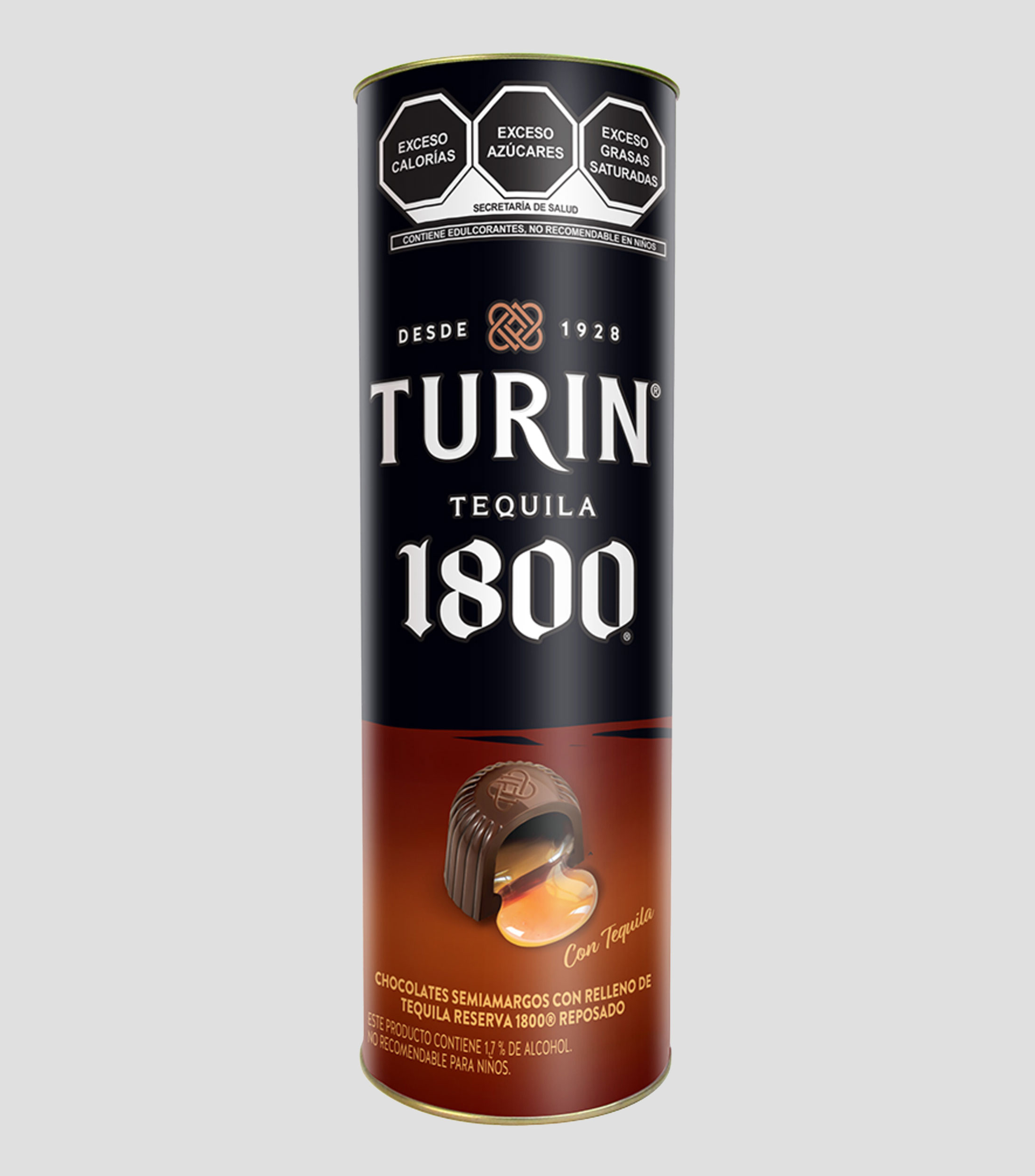 Chocolates Tequila 1800 Tubo, 180 g
