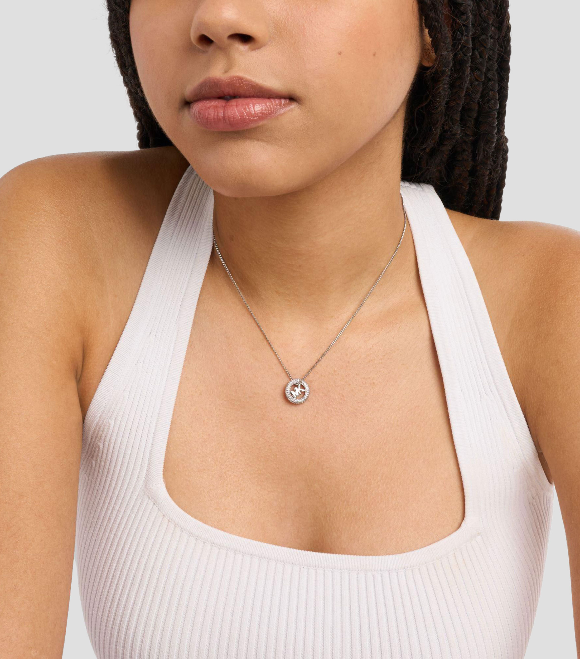 Collar con zirconia Kors MK Mujer