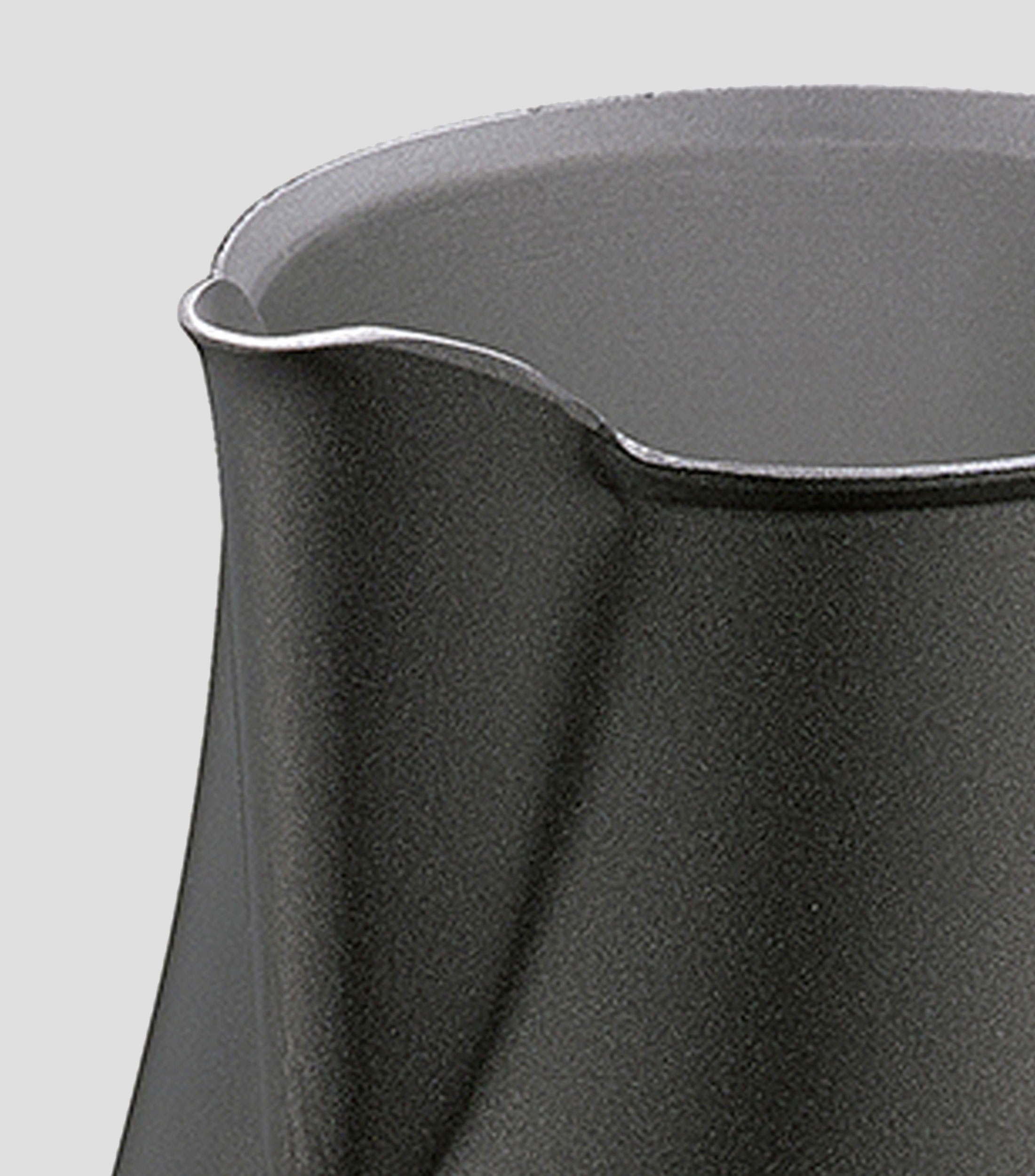 Jarra Para Leche De Acero Negro