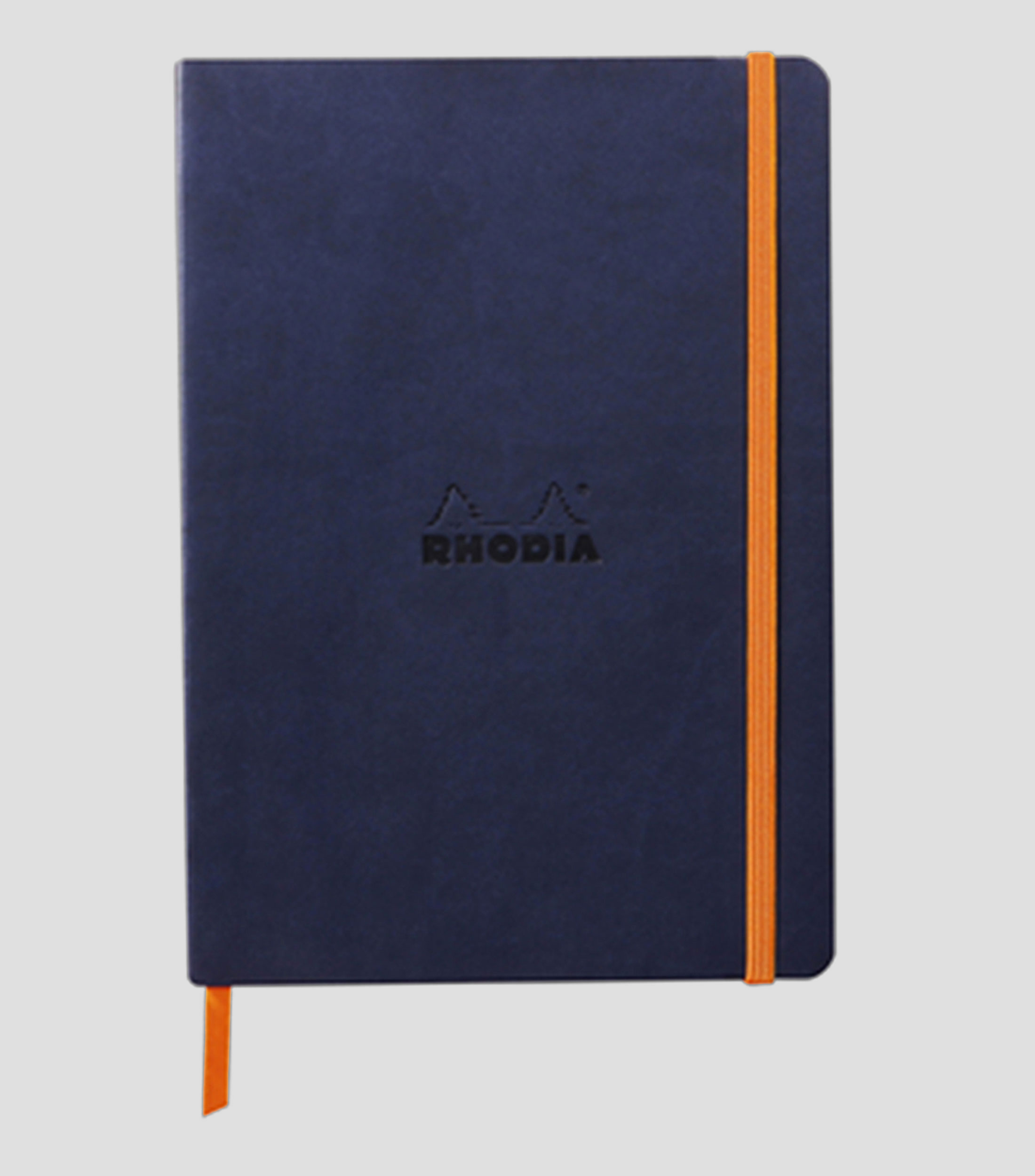 Libreta Rhodia A6 con 72 hojas raya Azul Marino