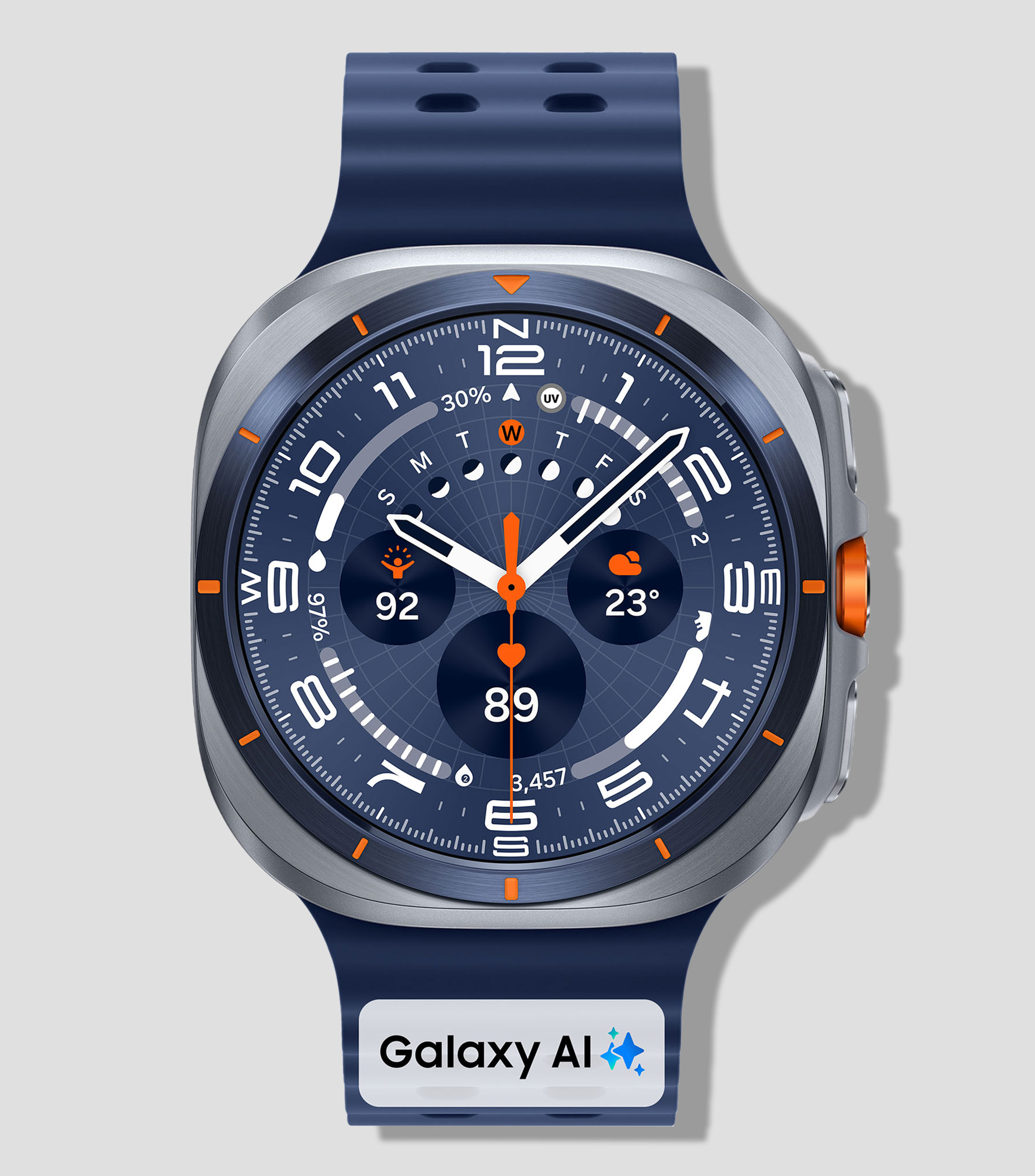 Smartwatch Galaxy Watch Ultra 2025 Titanium azul Unisex