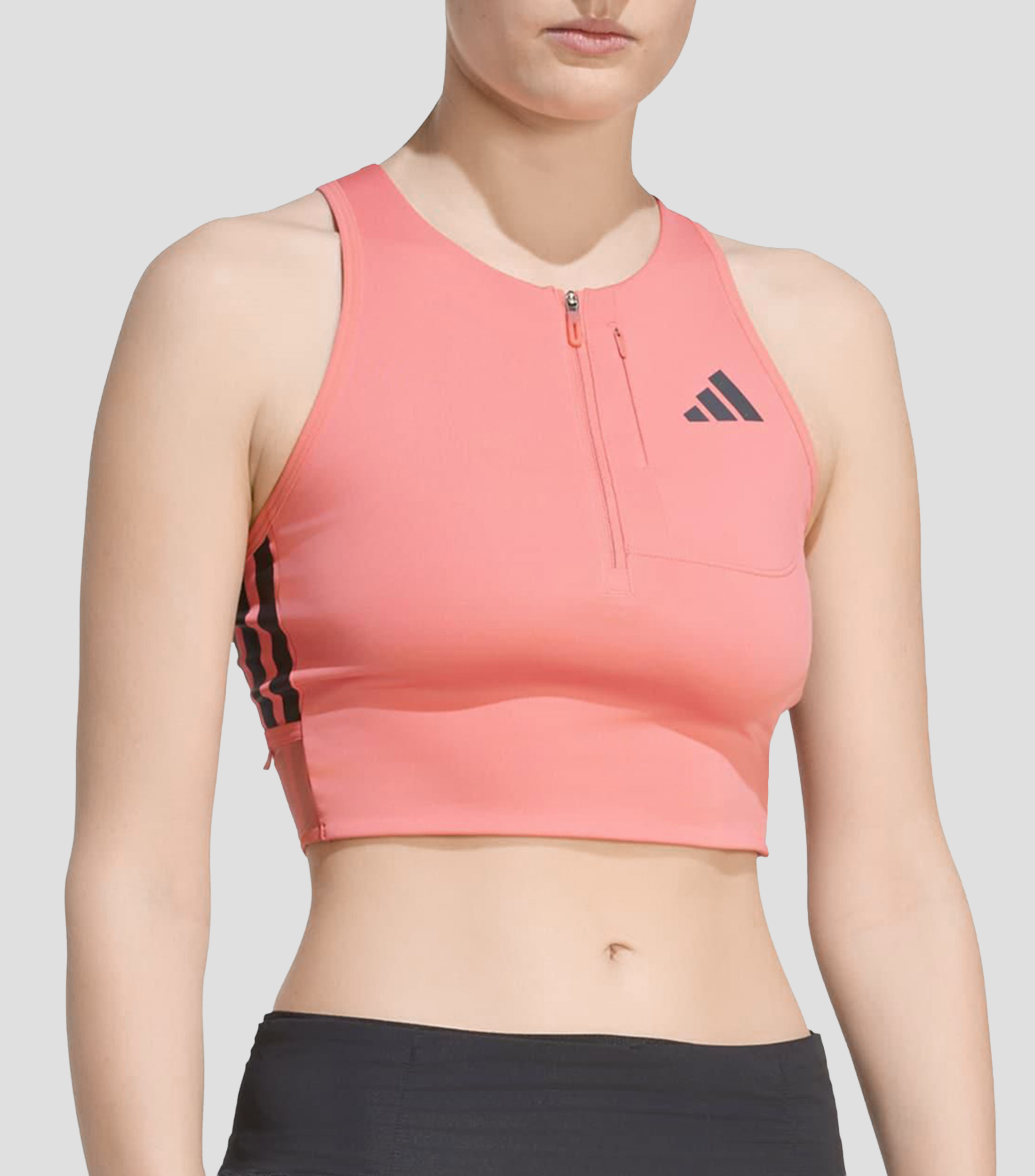 Top Deportivo con cierre Adizero Rosa Mujer