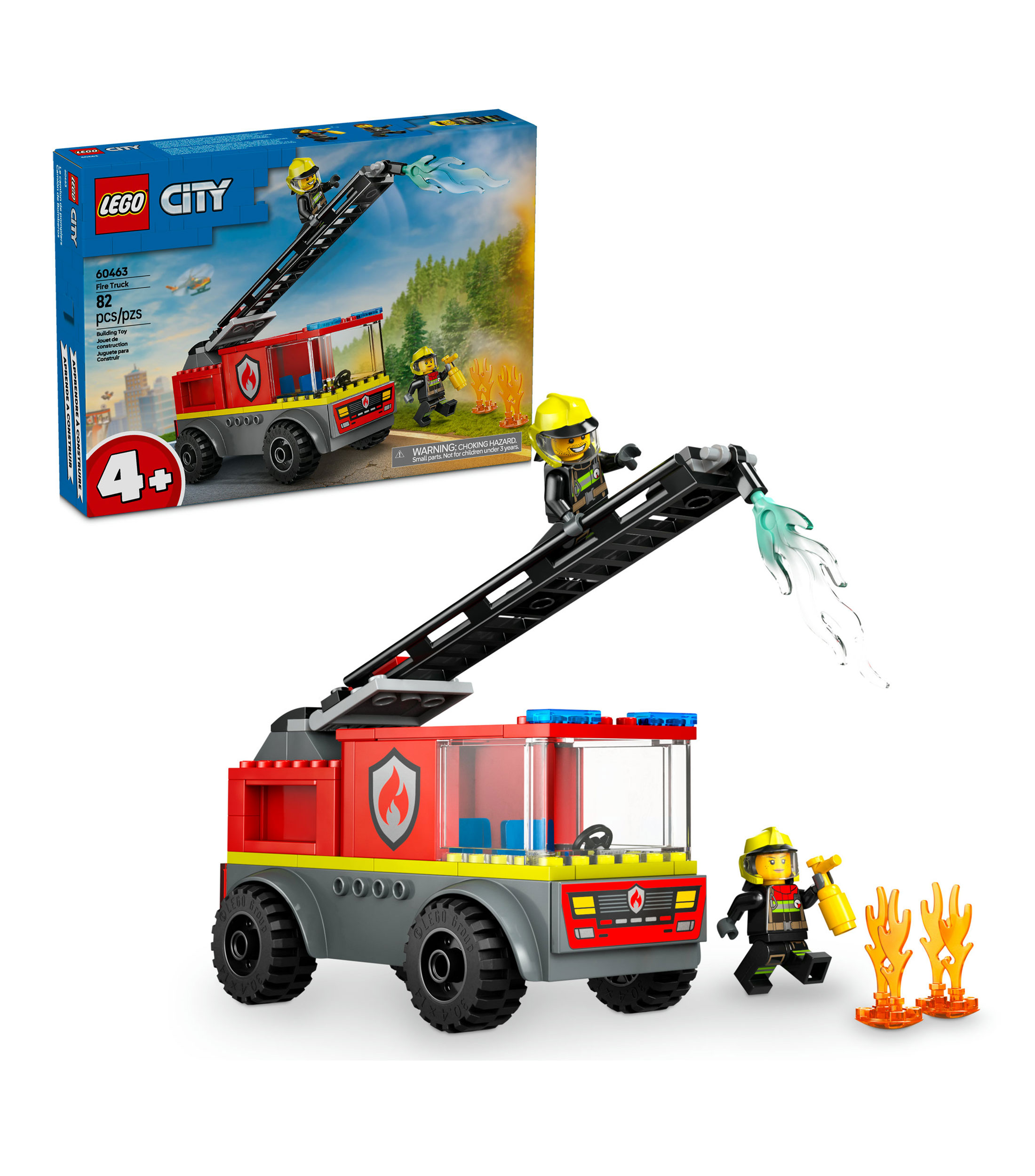 Lego City Camión de Bomberos con Escalera Juguete 60463