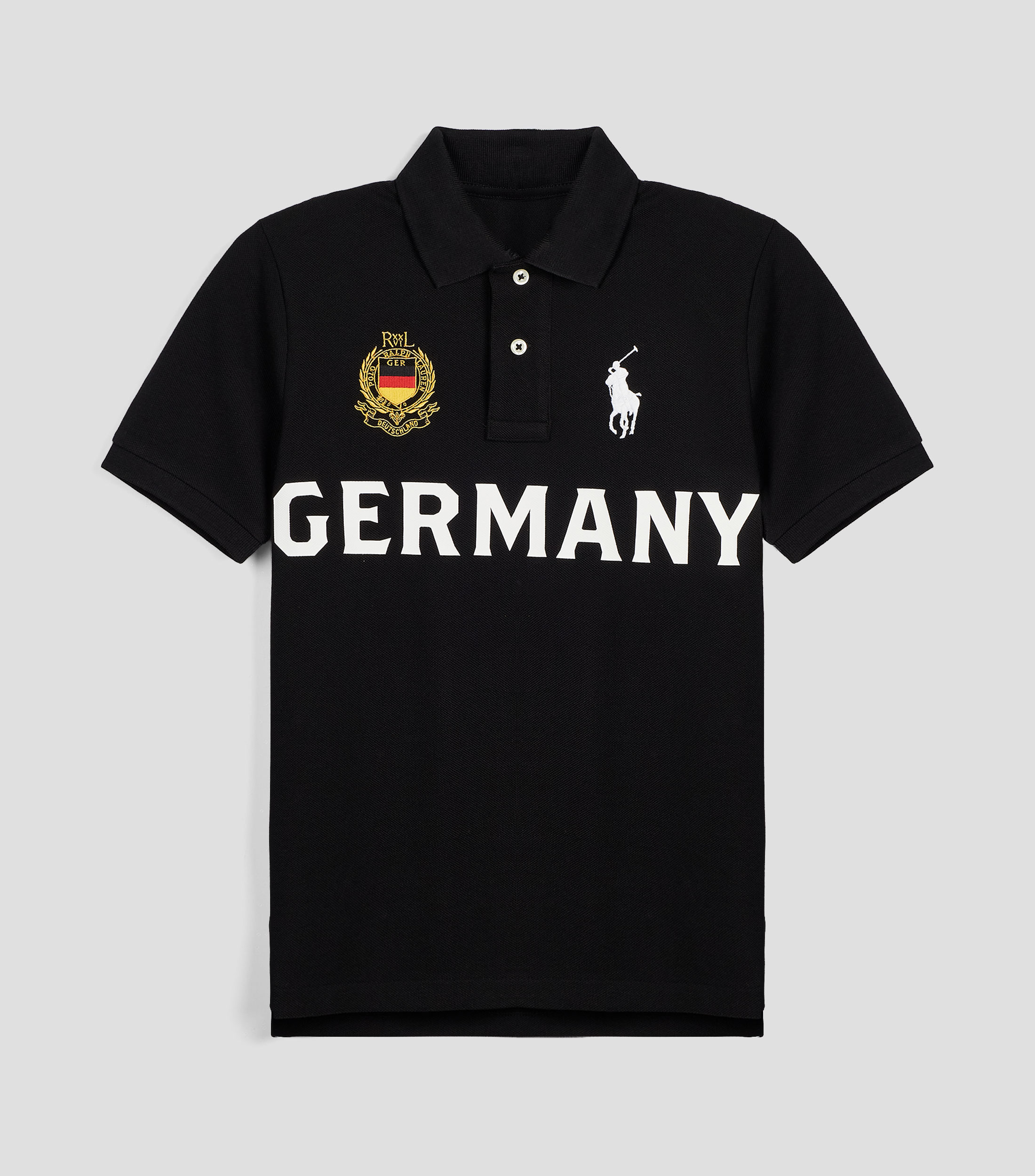 Playera tipo polo manga corta estampada Niño