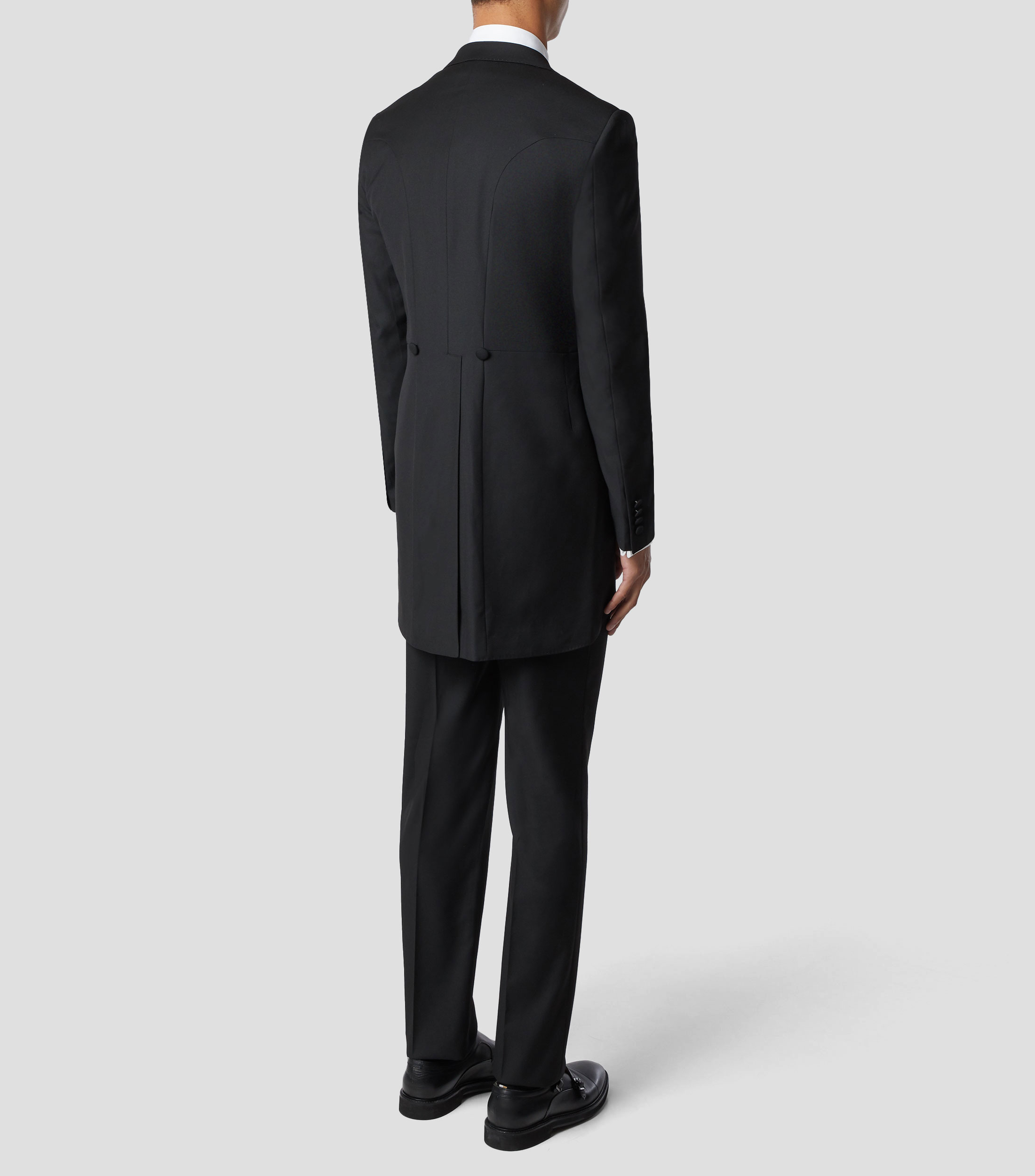 Traje corte regular sólido Hombre