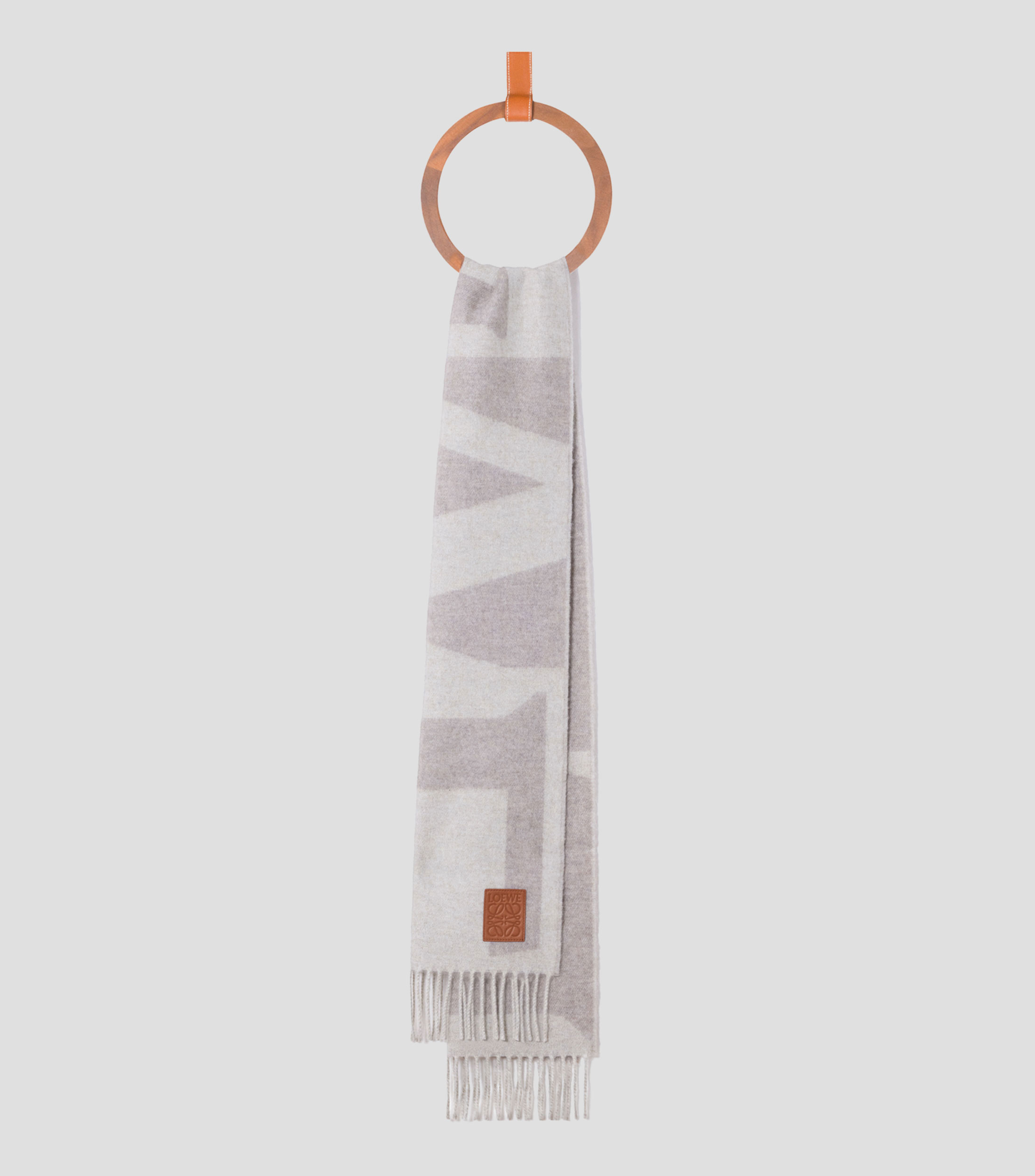 Bufanda con jacquard Mujer