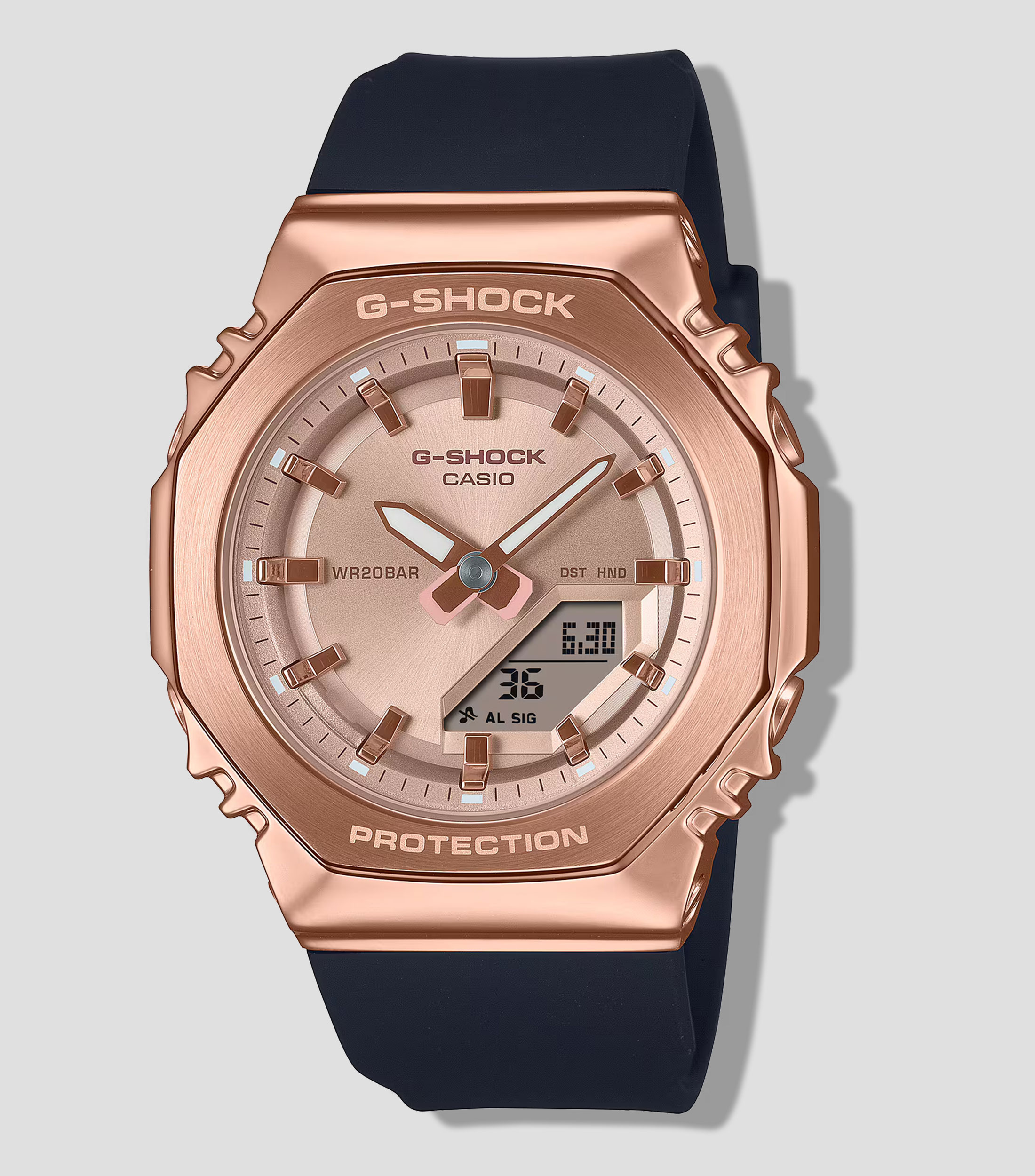 Reloj para Mujer G-Shock casual rosa, negro