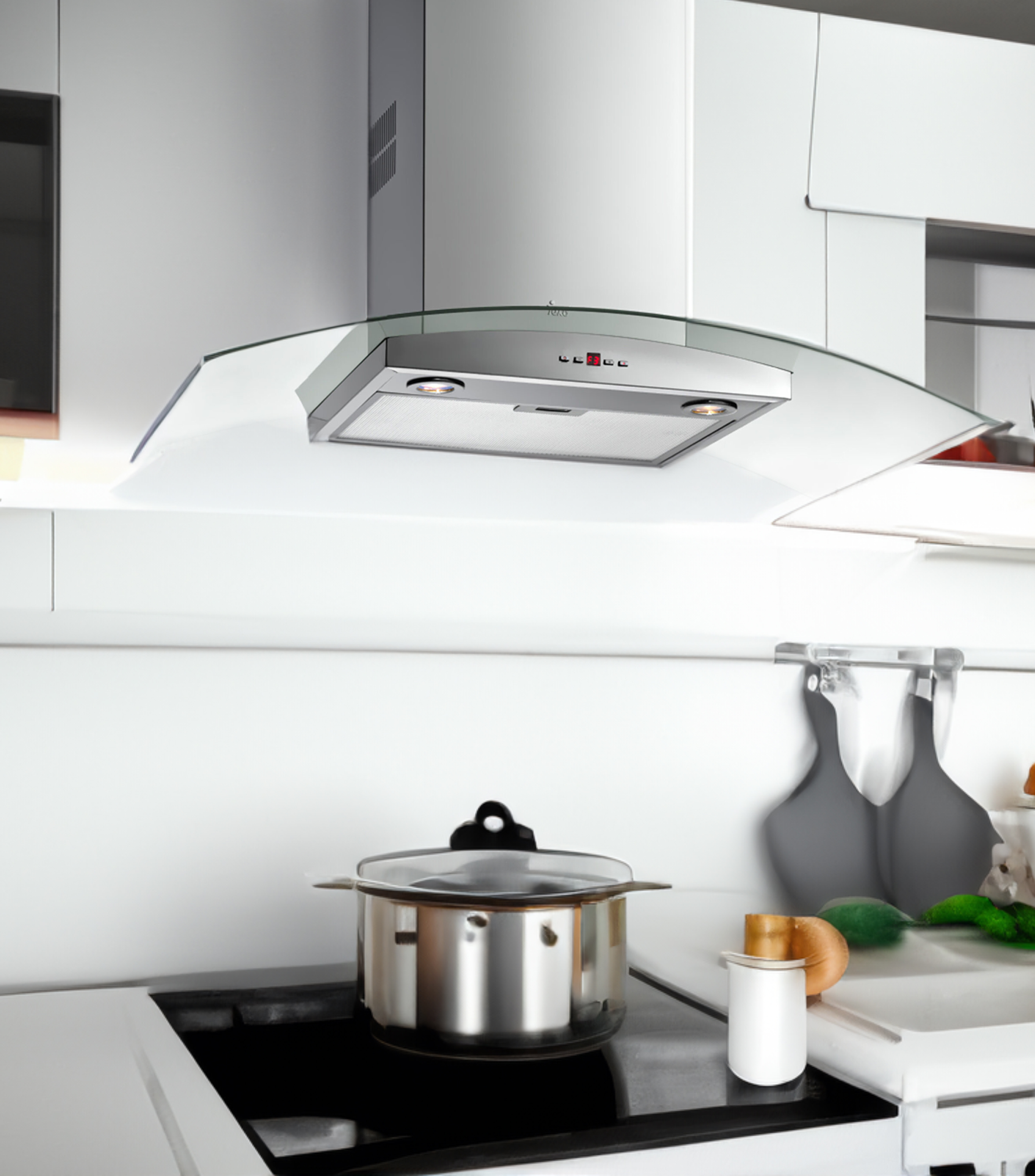 Campana Decorativa de Pared con Cristal
