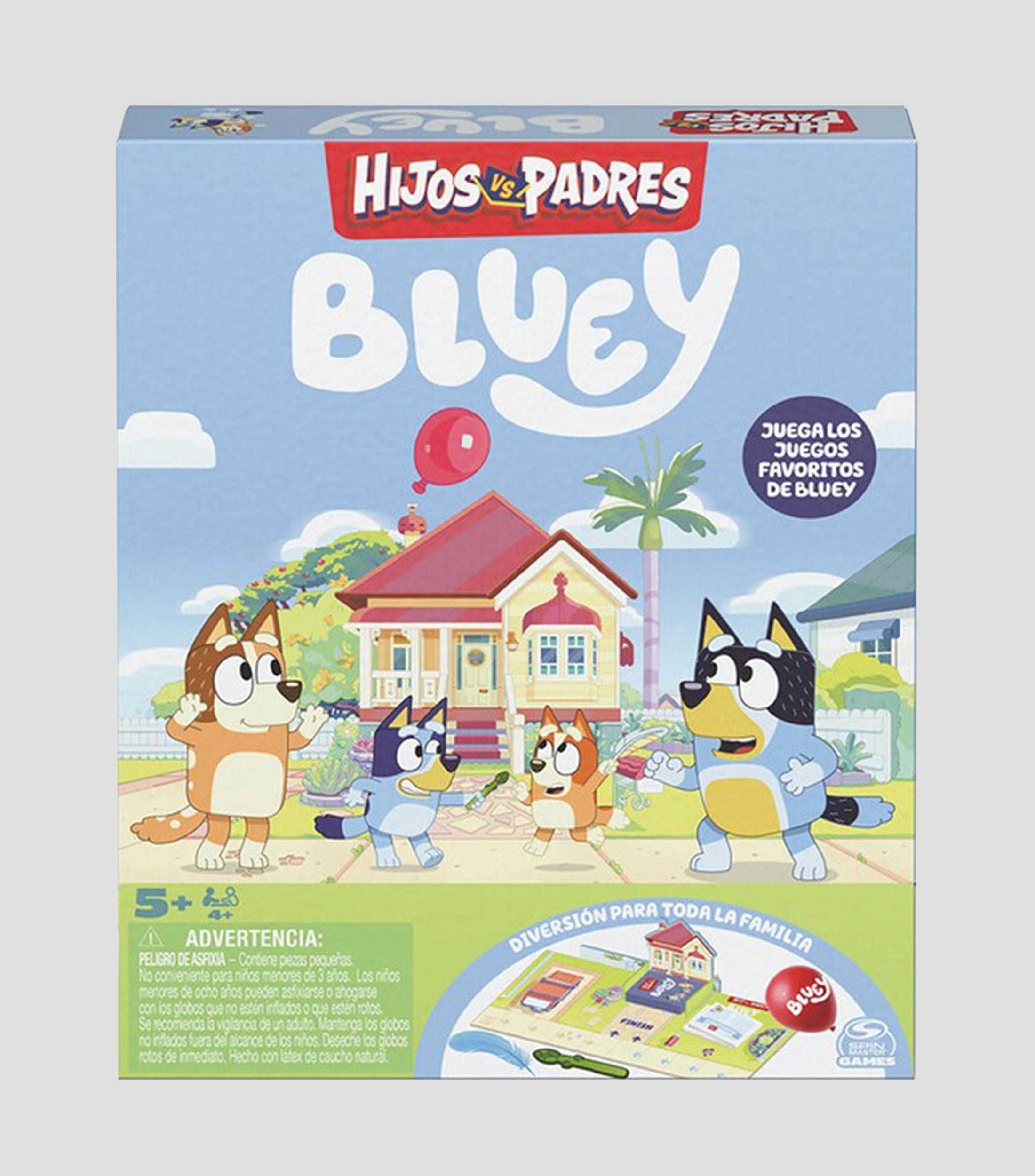 Juego de mesa Bluey Hijos VS Padres
