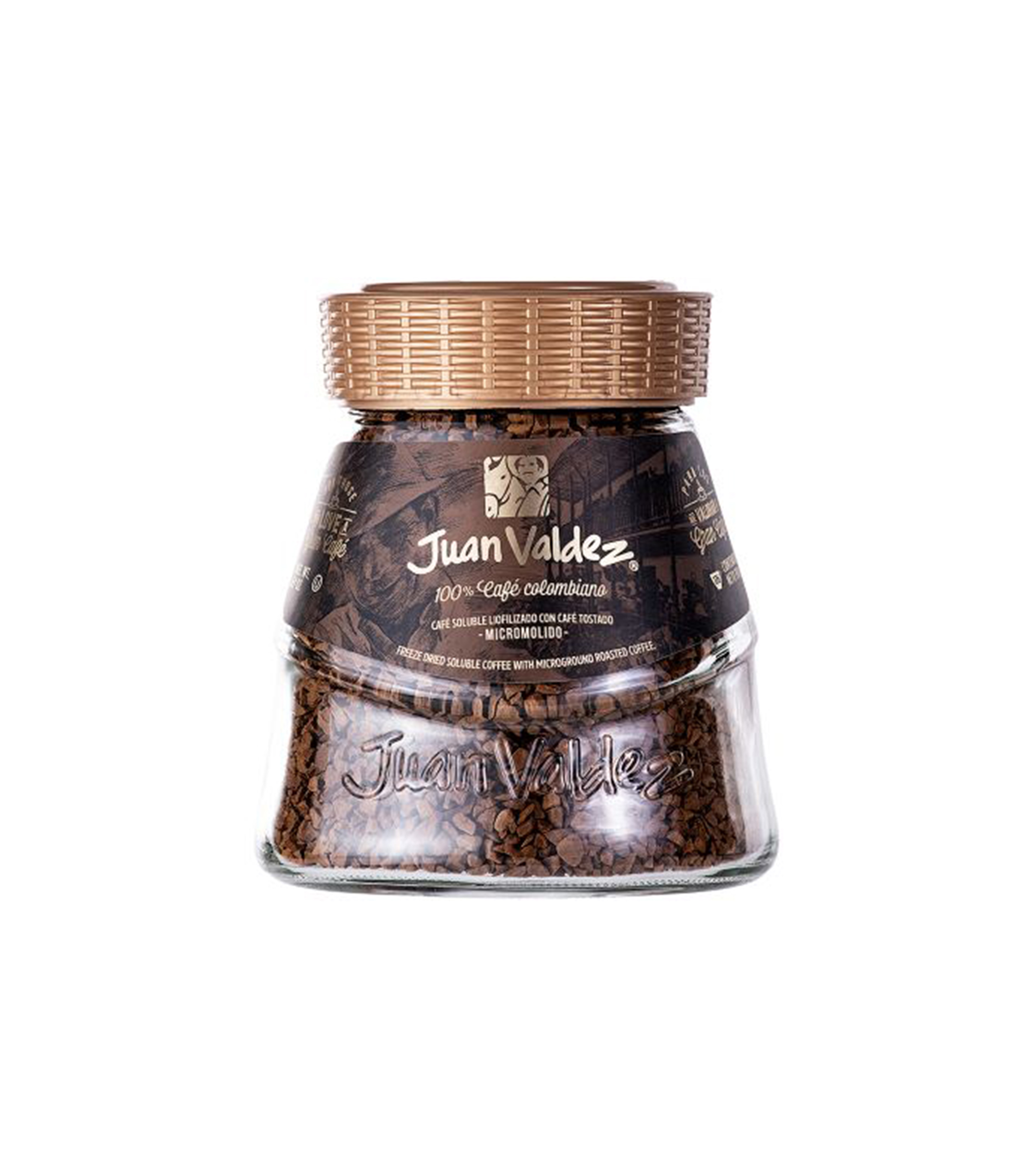 Juan Valdez Café Soluble Liofilizado con Café Tostado, 190