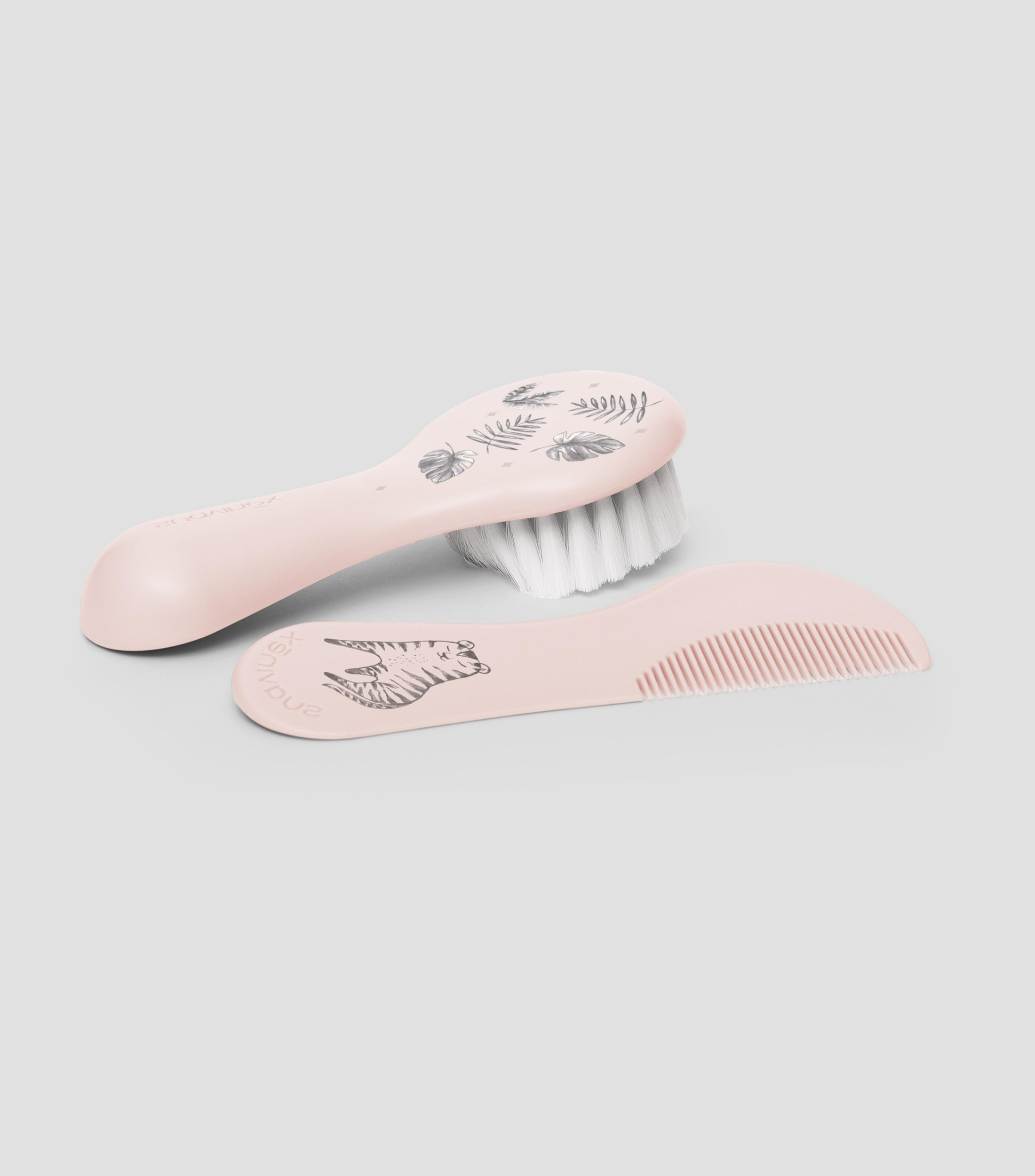 Set Cepillo y Peine Rosa