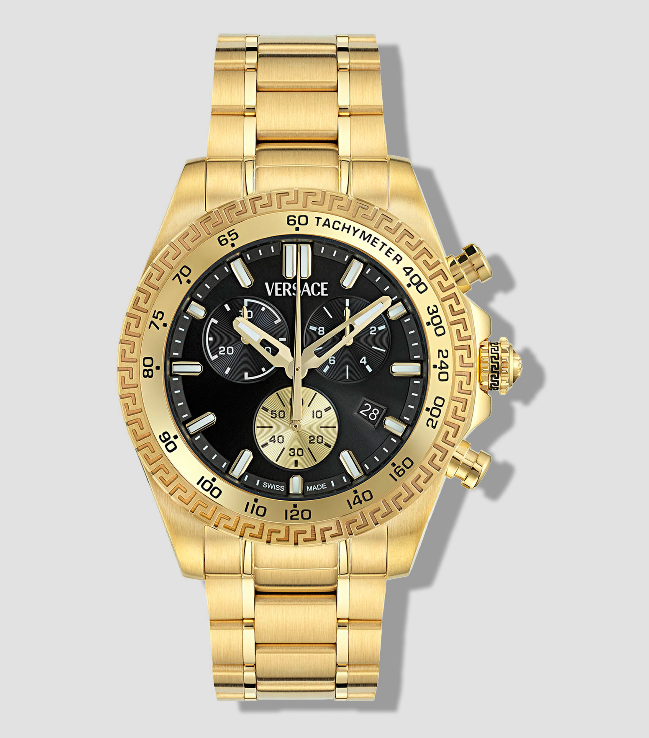 Reloj para Hombre Versace Chrono X de Vestir Negro, Dorado