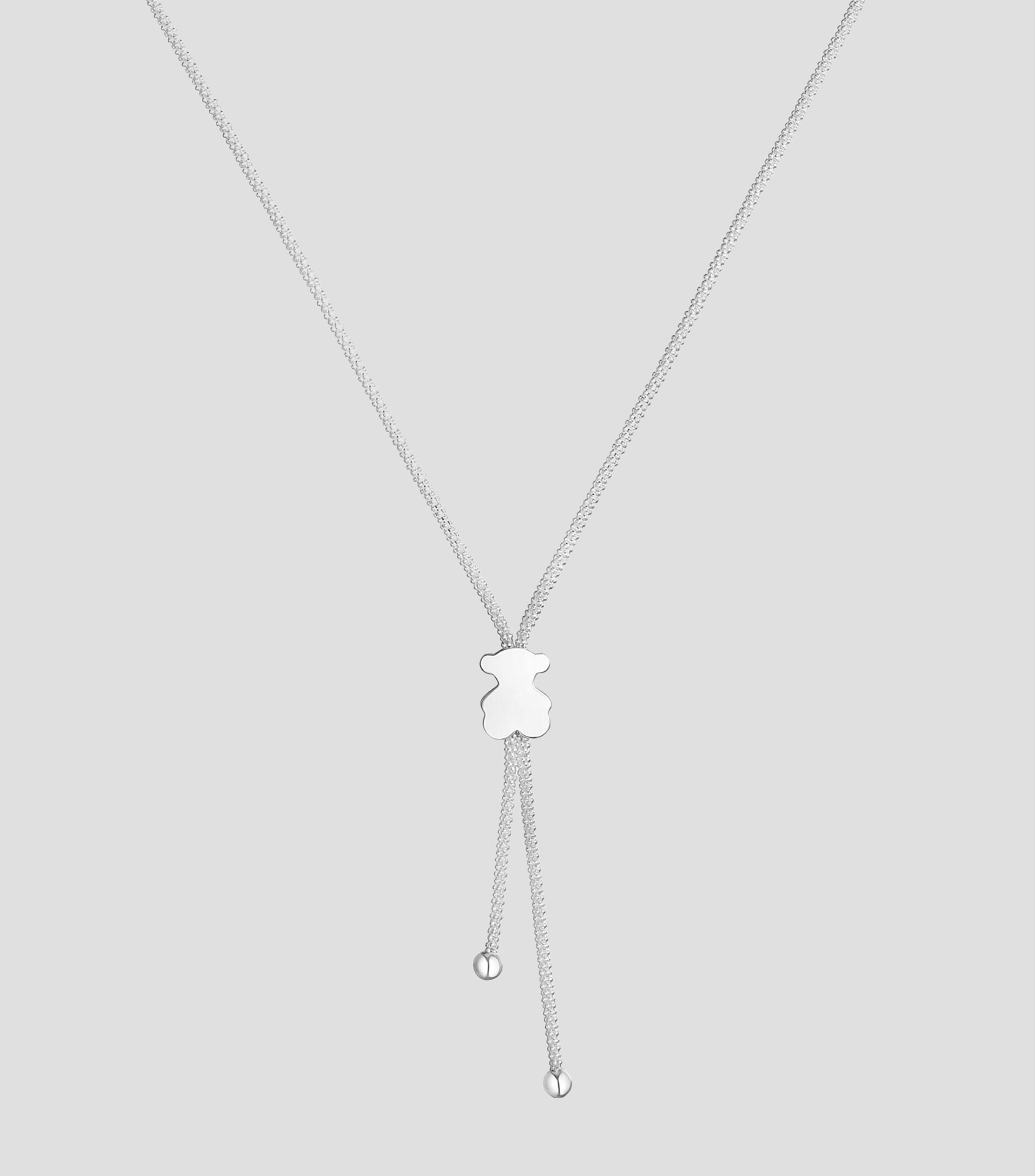 Collar en plata Icon Mesh Mujer