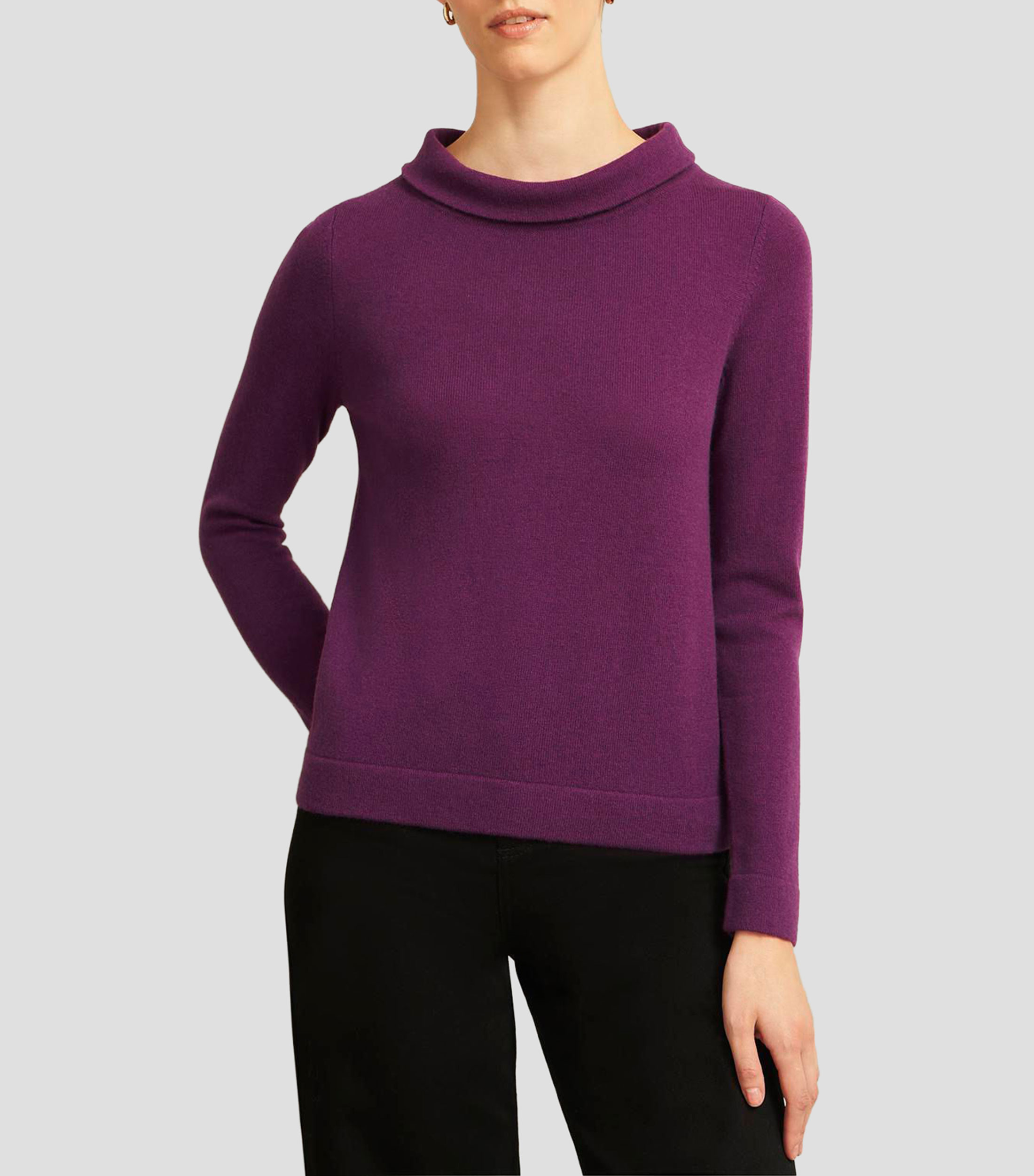 Suéter cuello ovalado Mujer