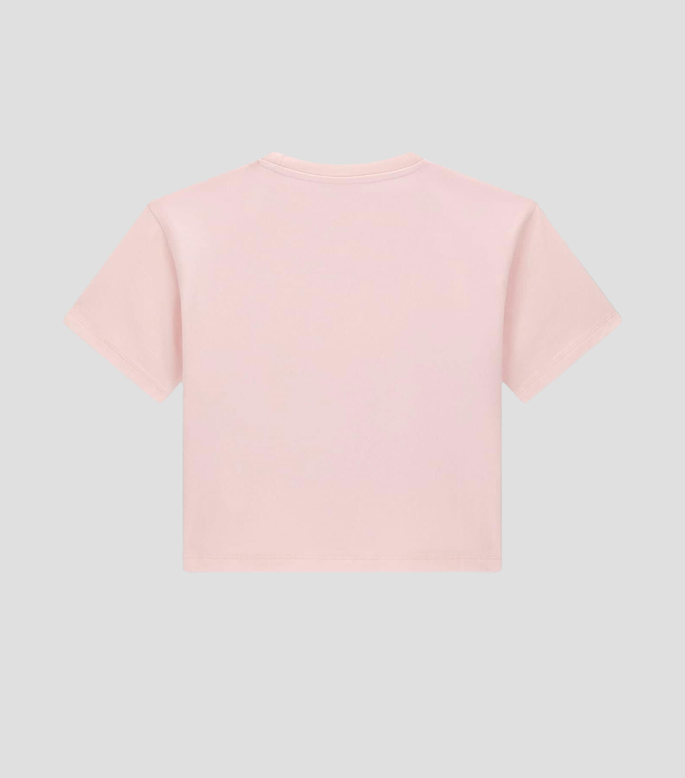 Playera cuello redondo manga corta microdiseño Niña