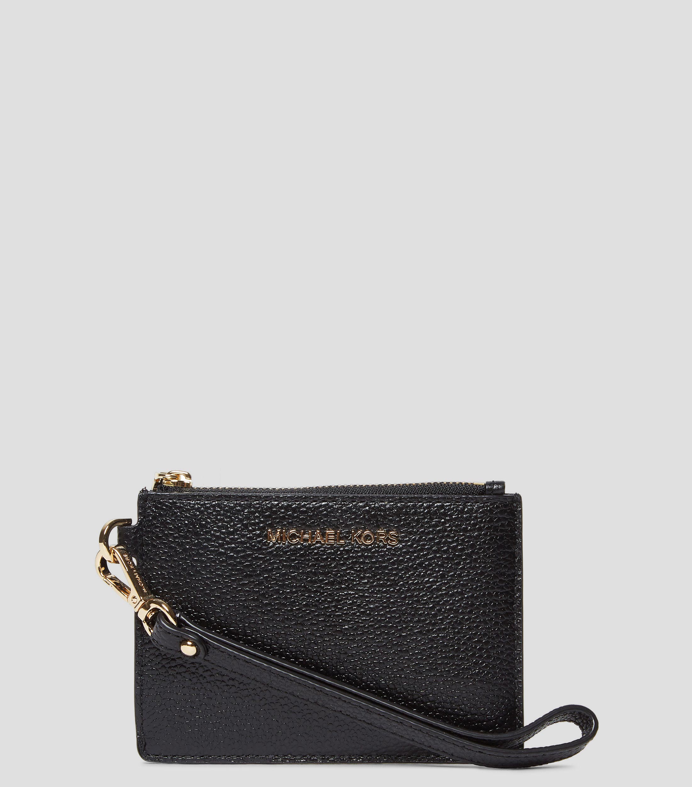 Monedero Negro en piel Purse Mujer
