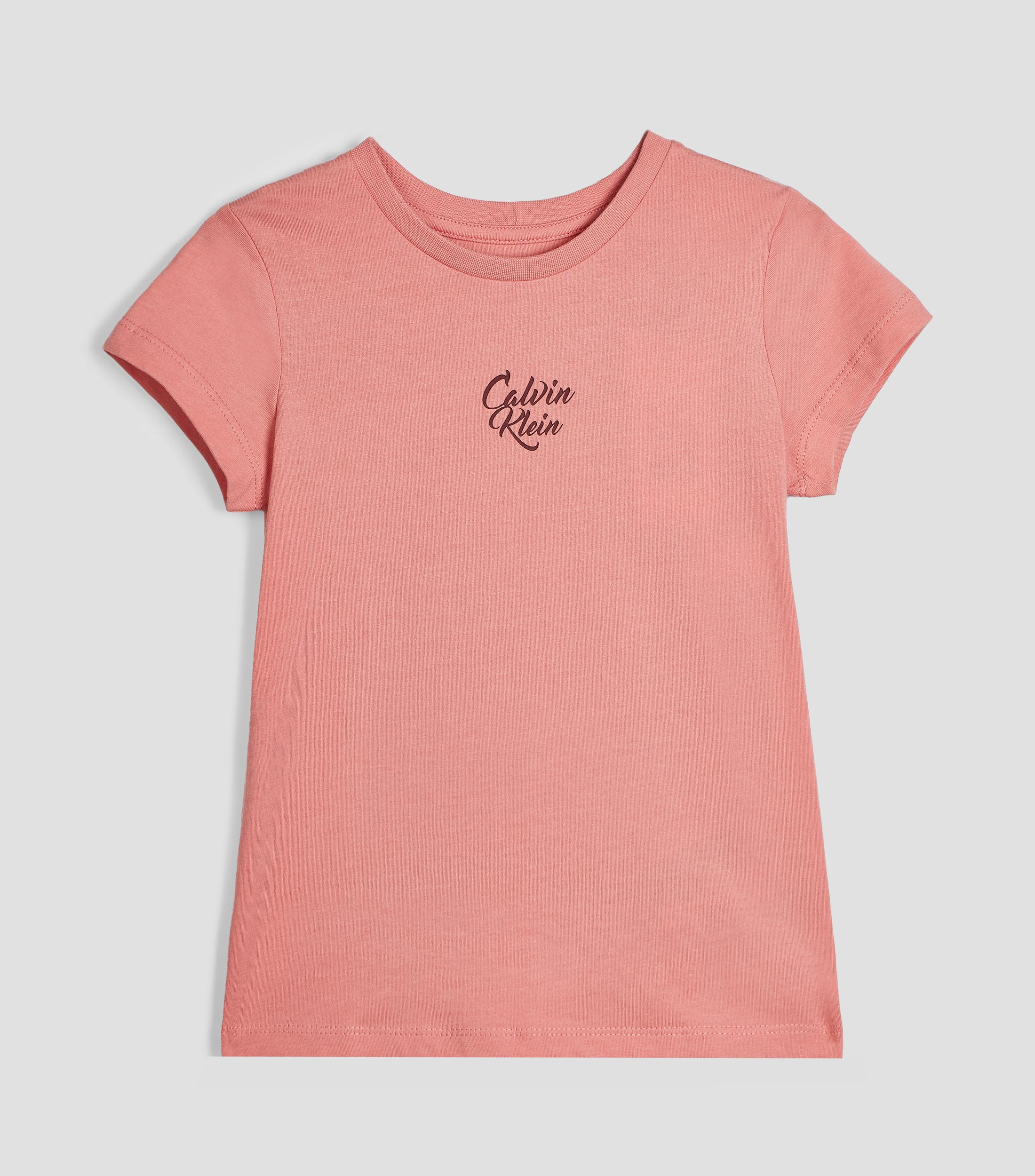 Playera cuello redondo manga corta lisa Niña